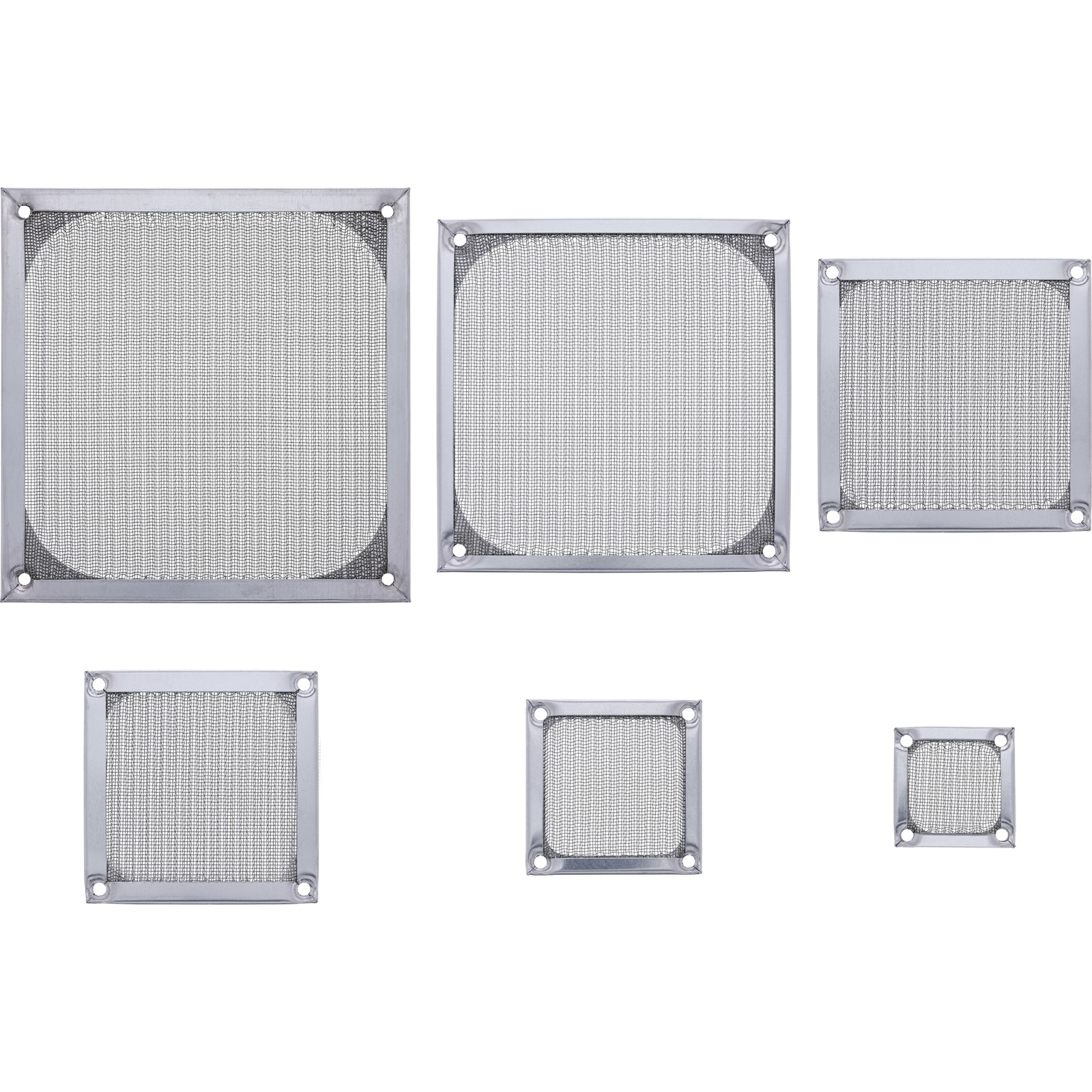 InLine Fan Grille Aluminium Filter 60x60mm