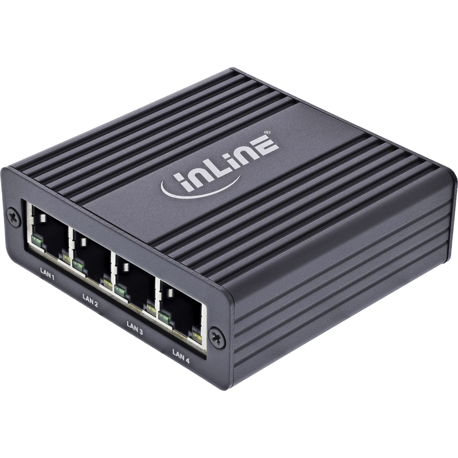 InLine USB-A 3.2 Gen.1 to 4x RJ45 Gigabit Ethernet Adapter