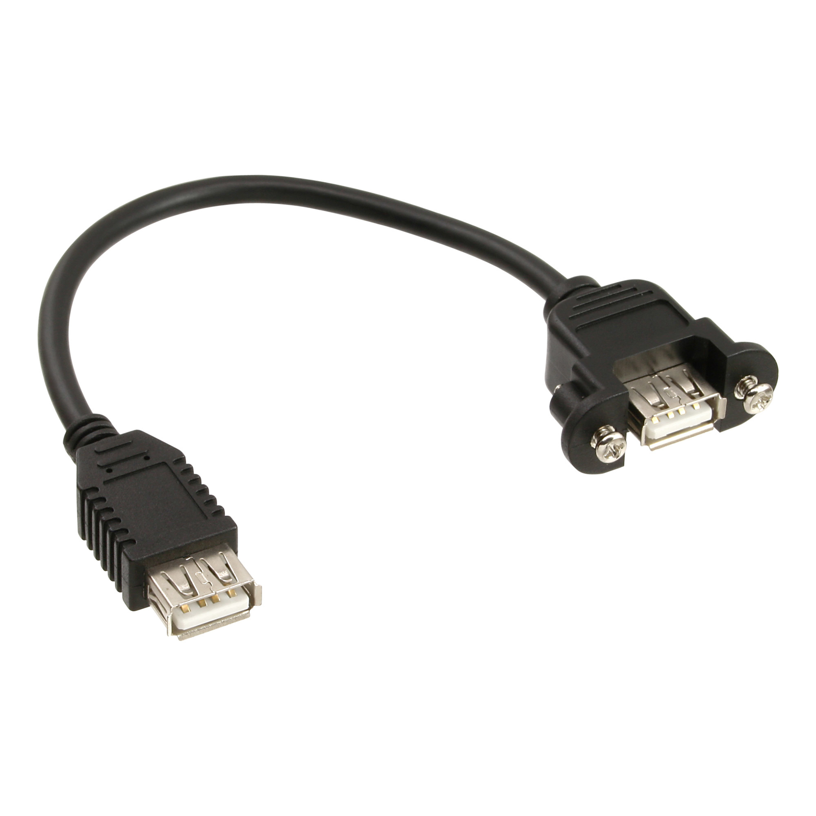 InLine USB 2.0 Adapter Cable Female A to Female A 0.2m