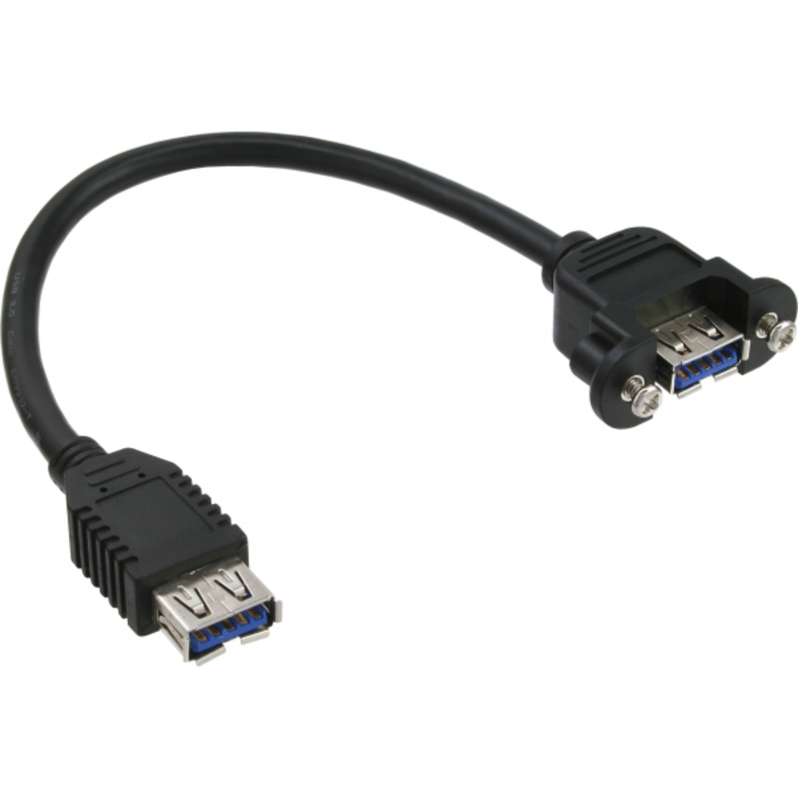 InLine USB 3.0 Adapter Cable Female A to Female A 0.20m