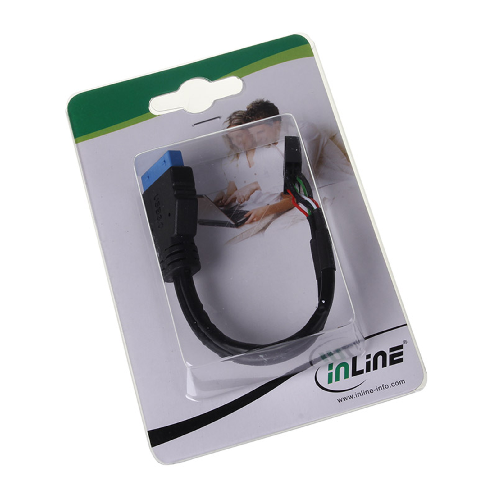 InLine Adapter Internal USB 3.0 to Internal USB 2.0 15cm