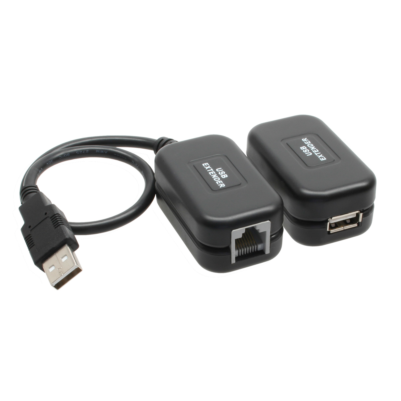 InLine USB Extension up to 60m Via RJ45 Cat. 5e Network Cable