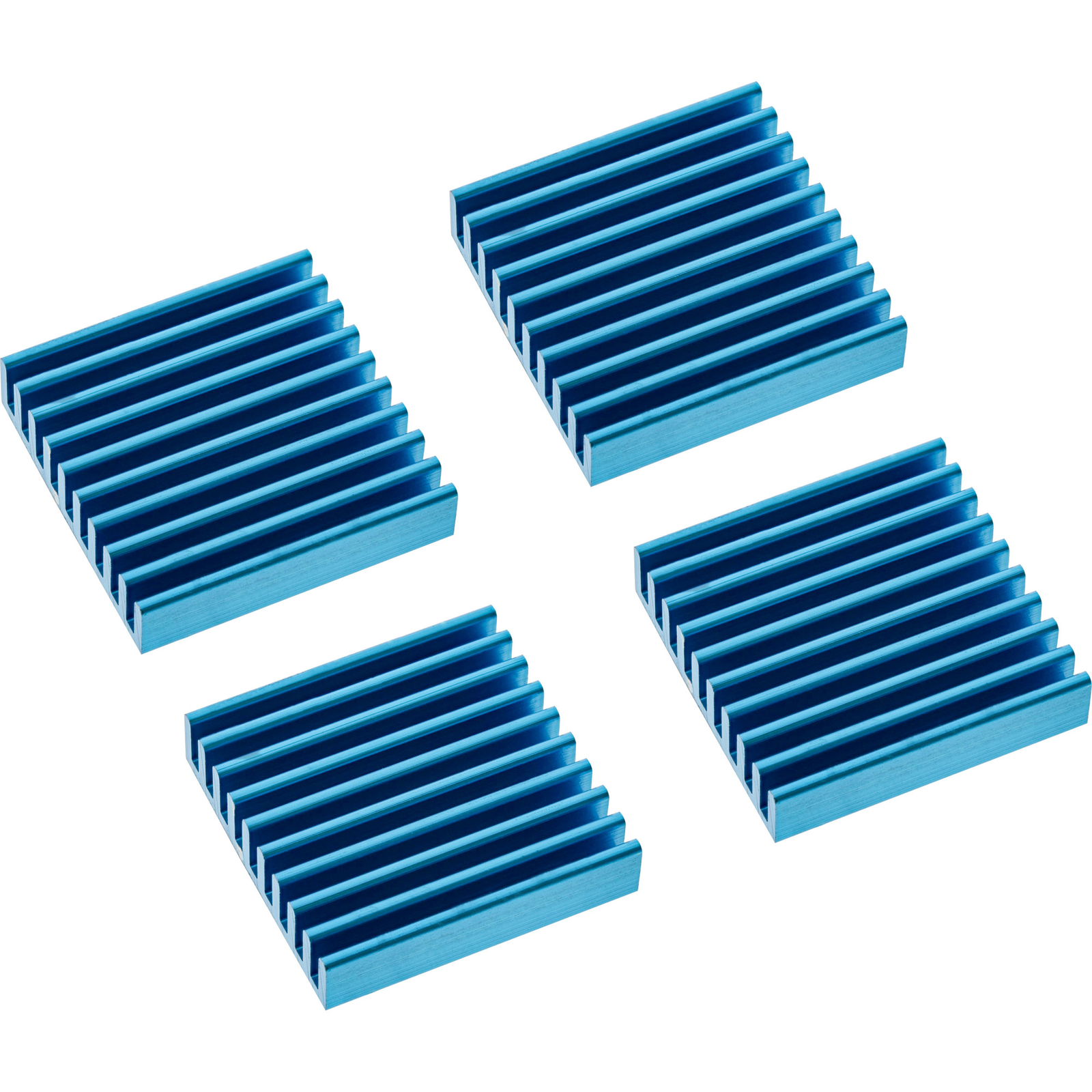 InLine Memory Cooler Blue Light Blue (Pack of 4)