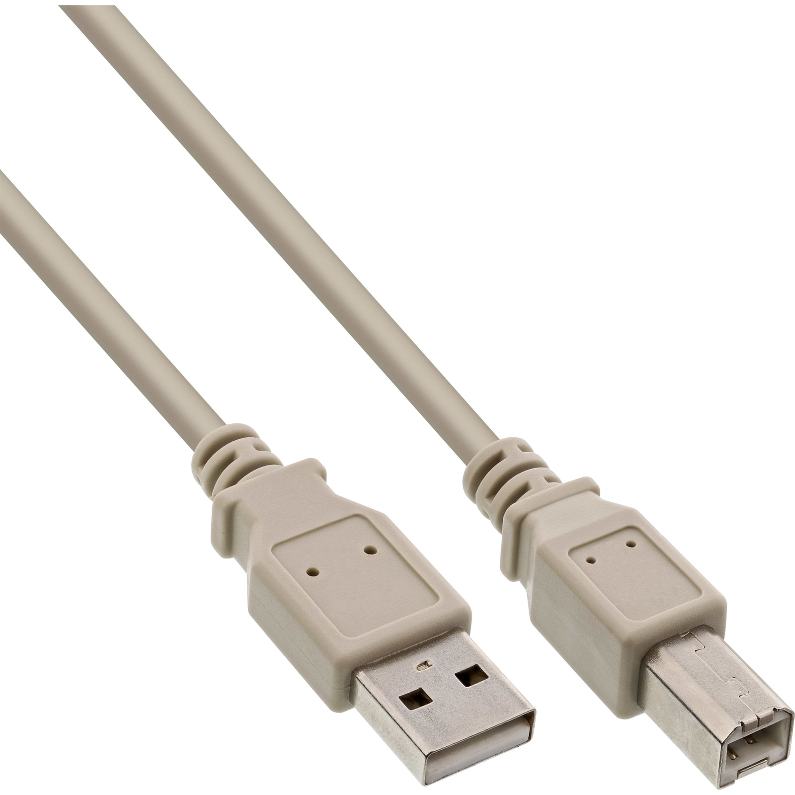 InLine USB 2.0 Cable A to B beige 0.5m