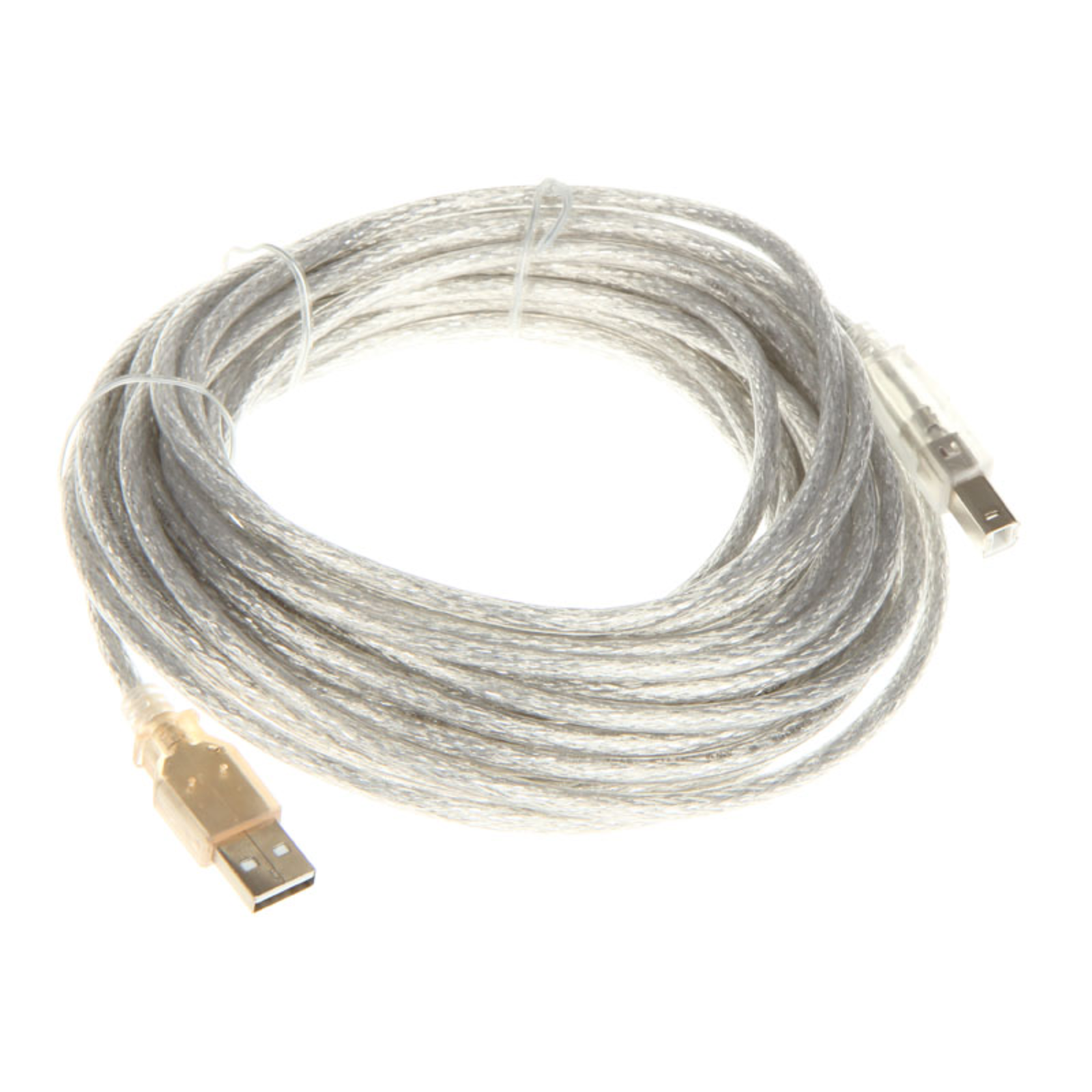 InLine USB 2.0 Cable A to B transparent 10m