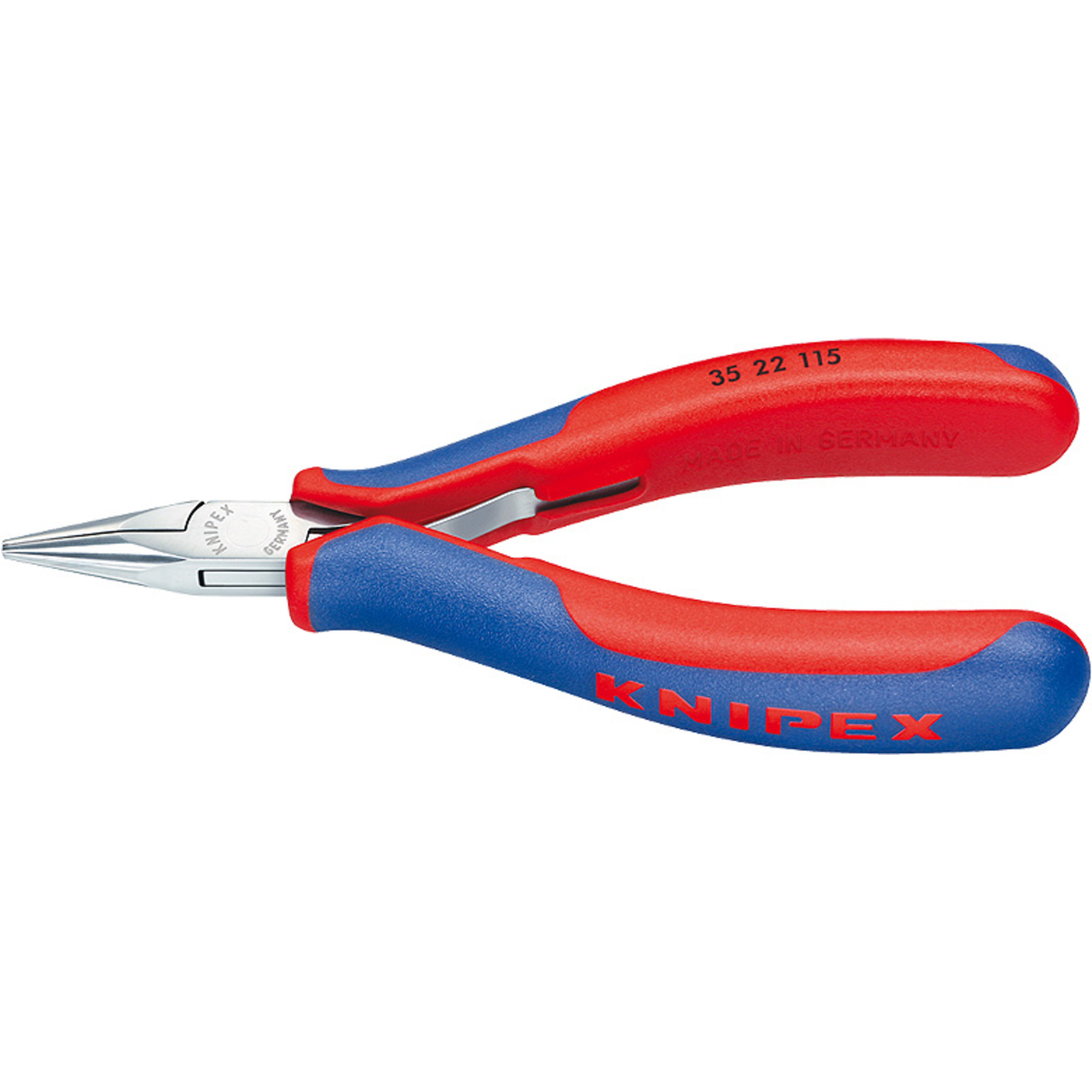 KNIPEX 35 22 115 Needle-nose Pliers 1.5 Mm 2.25 Cm Steel Blue/red 11.5 Cm