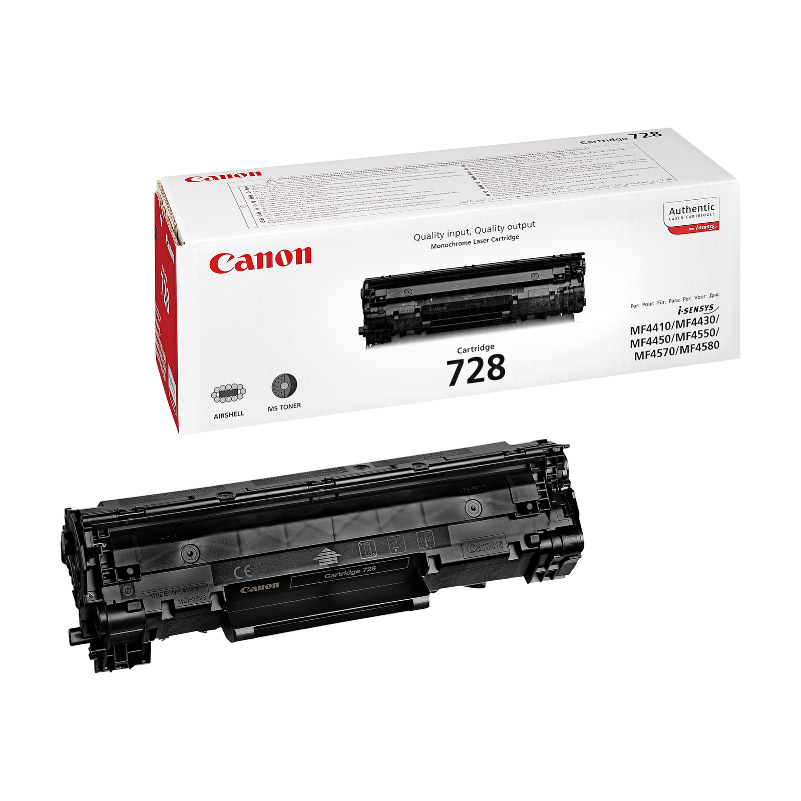 Canon Toner 728 BK Black 2100 Pages