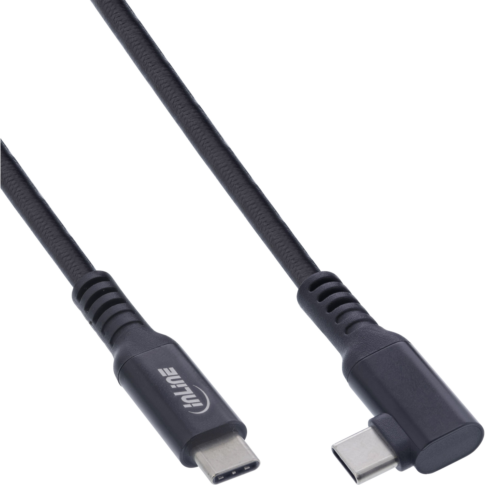 InLine USB 3.2 Gen.1 Cable USB-C Male-male Angled VR Black 5m 5 M USB C USB C USB 3.2 Gen 1 3.1