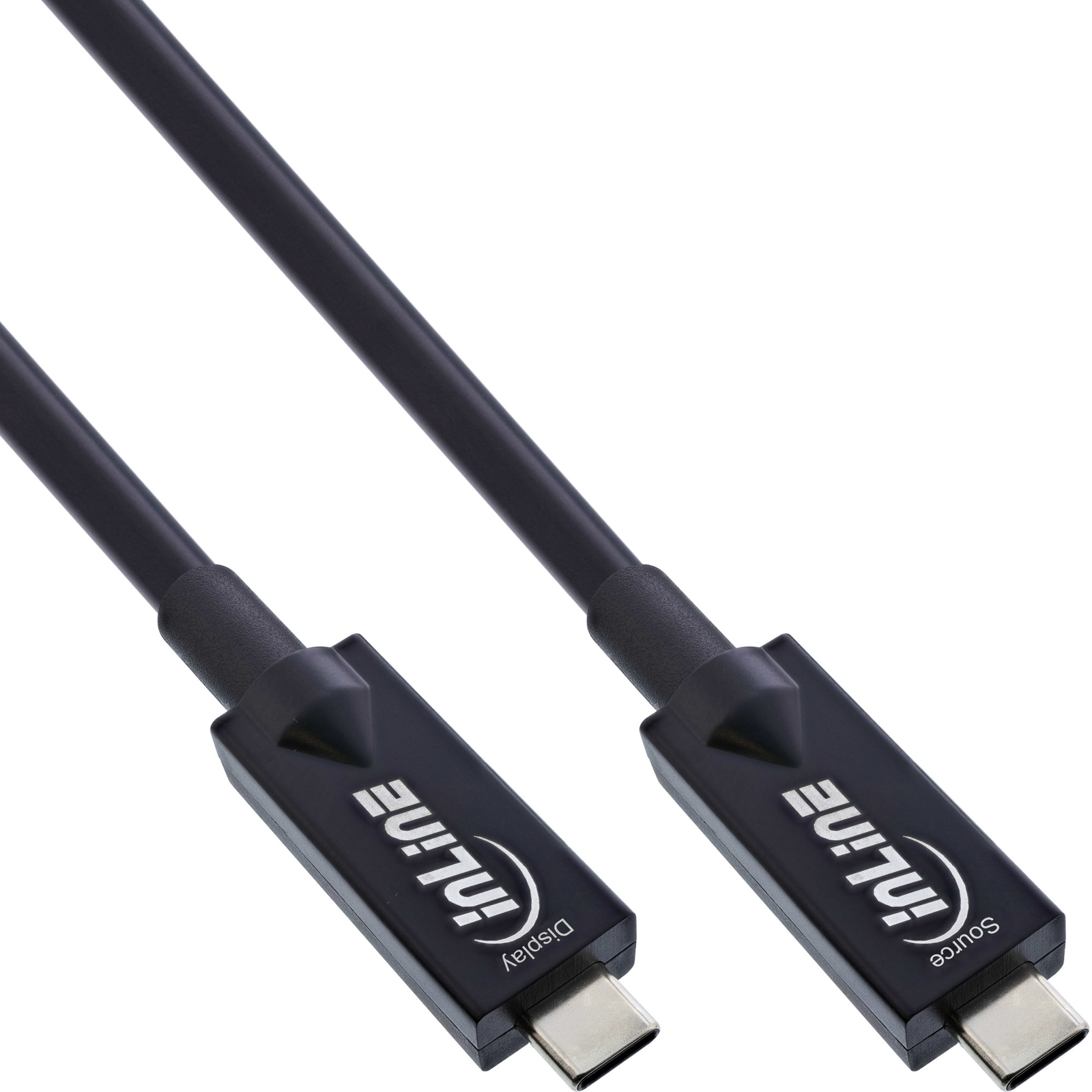 InLine USB 3.2 Gen.2 AOC Cable USB-C Male-male Black 5m