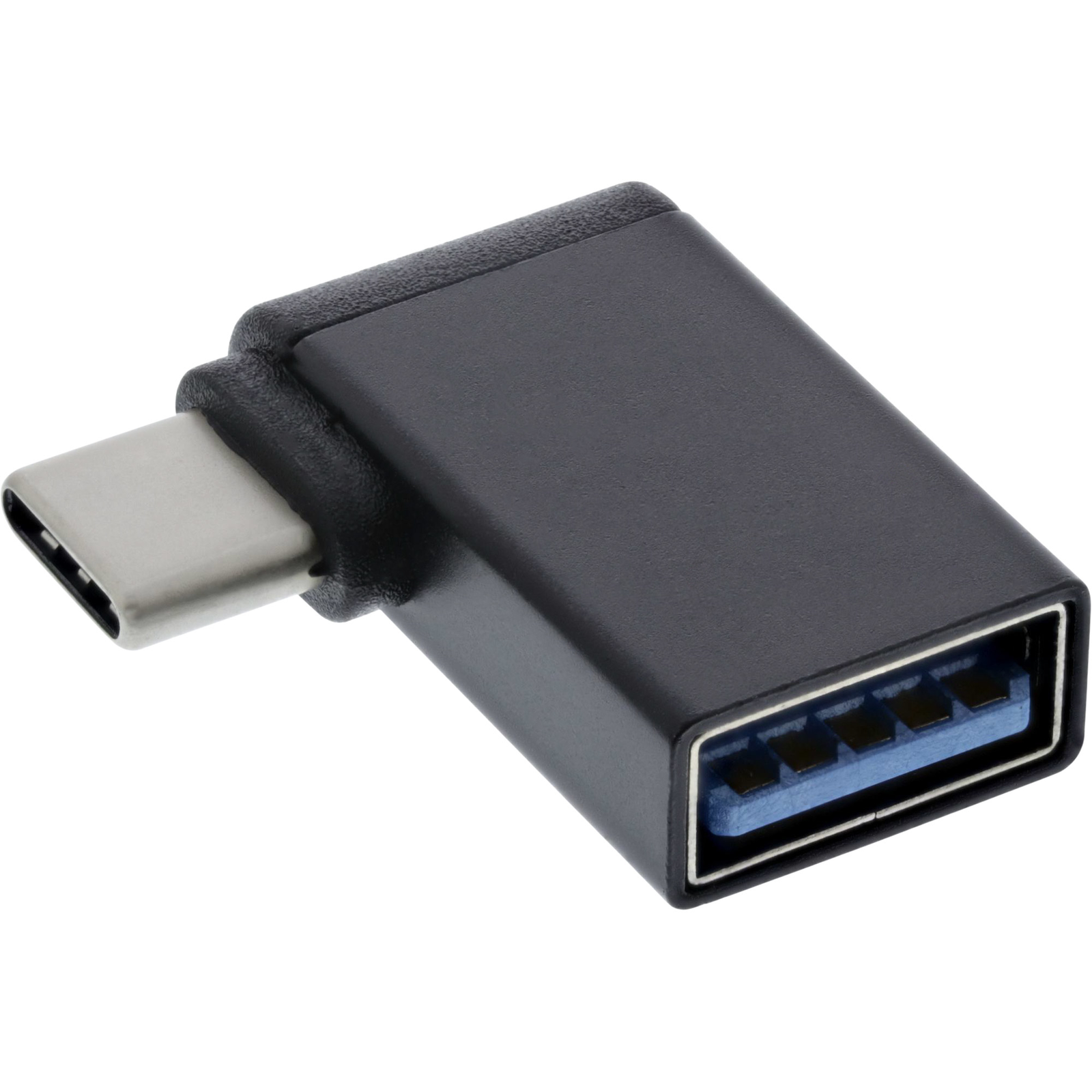 InLine USB 3.2 Gen.2 Adapter USB-C Plug to A Socket 90 Angled OTG