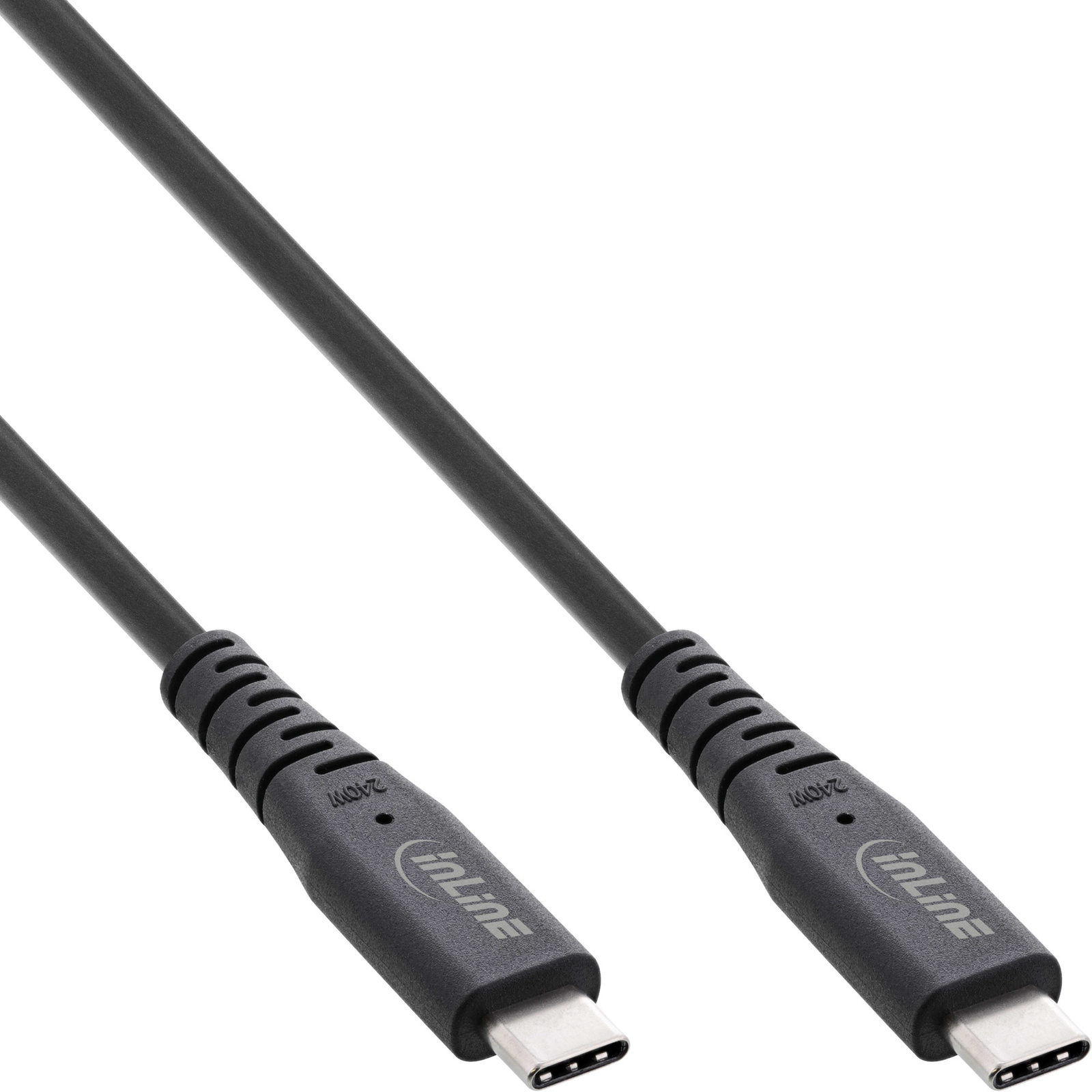 InLine USB4 Cable USB-C ST-ST PD 240W 8K60Hz TPE Black 2m
