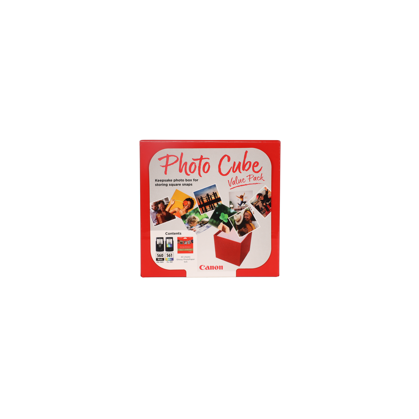Canon Photo Cube Set PG-560/CL-561 Photo Cube Original Combo Pack Black Colour 3713C007