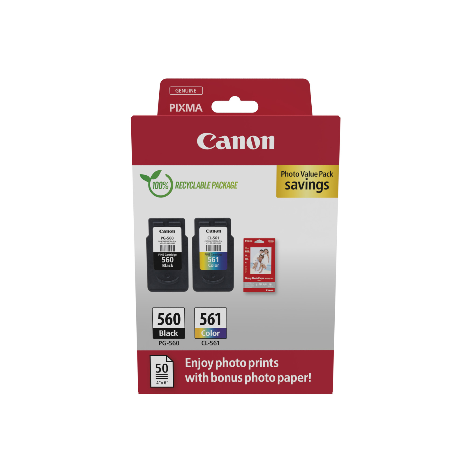 Canon Photo Value Pack Black Color (cyan magenta Yellow)
