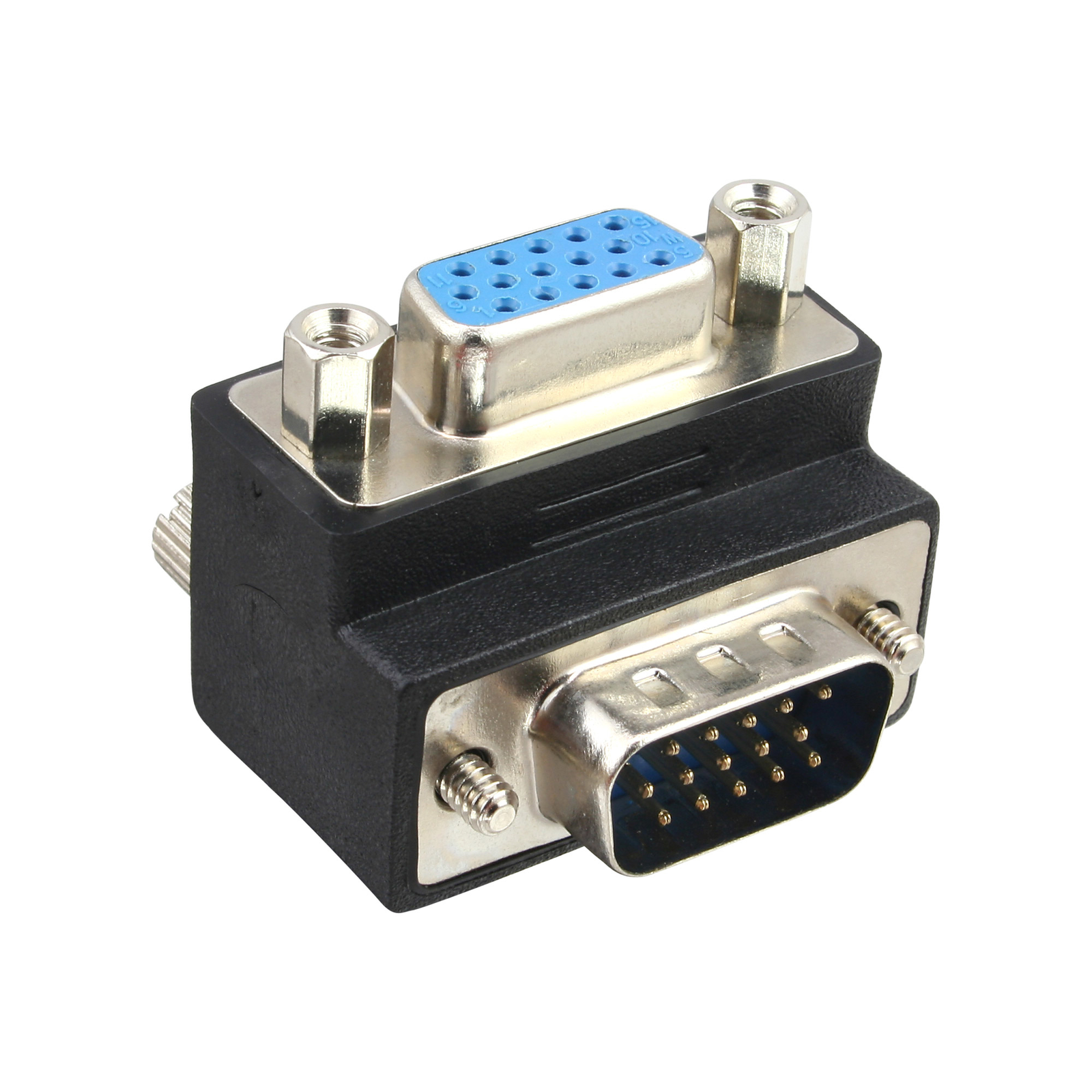 InLine VGA Adapter 90 Angle 15-pin Plug-socket