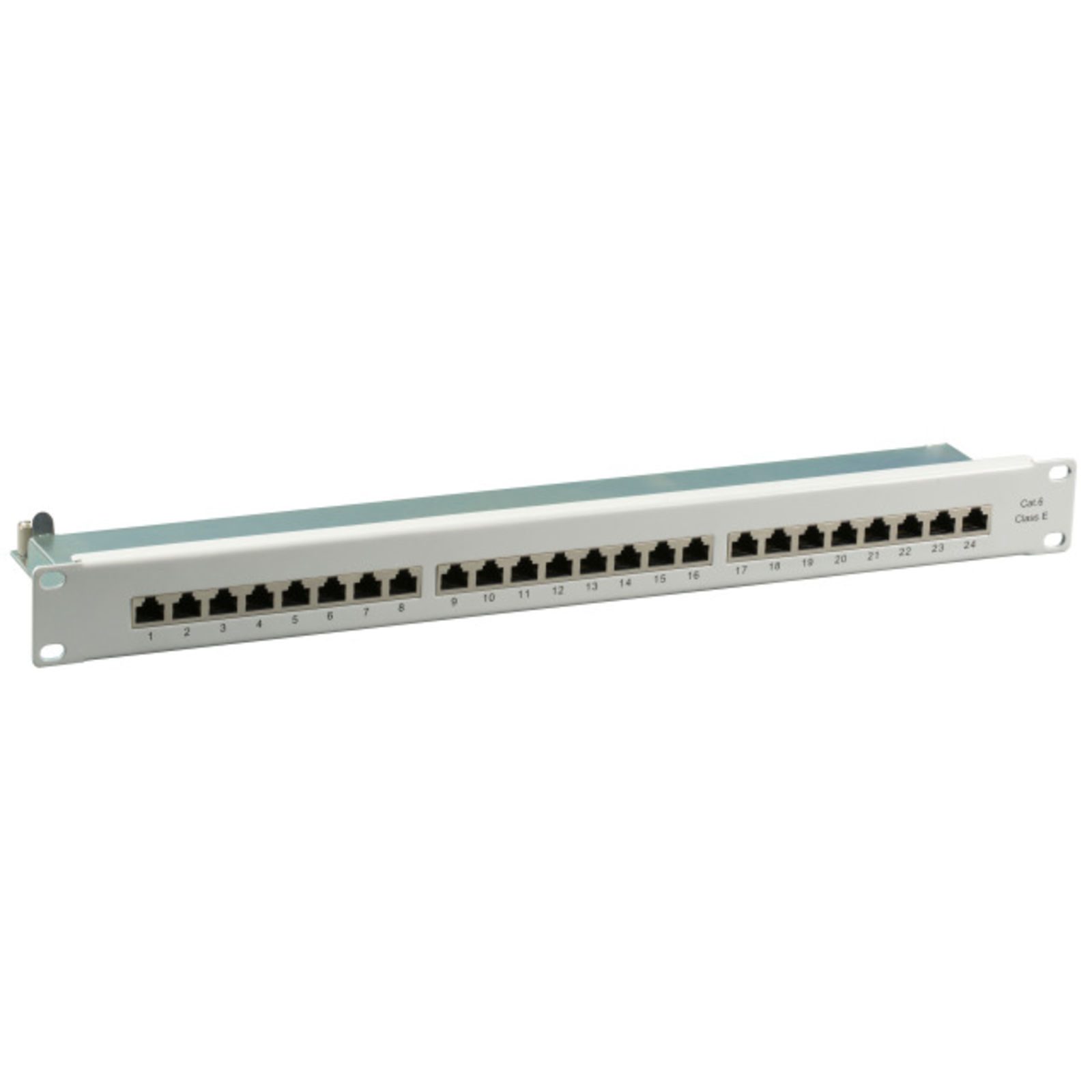 EFB Elektronik Patch Panel RJ-45 X 24 Black RAL 9005 1U 48.3cm (19inch)