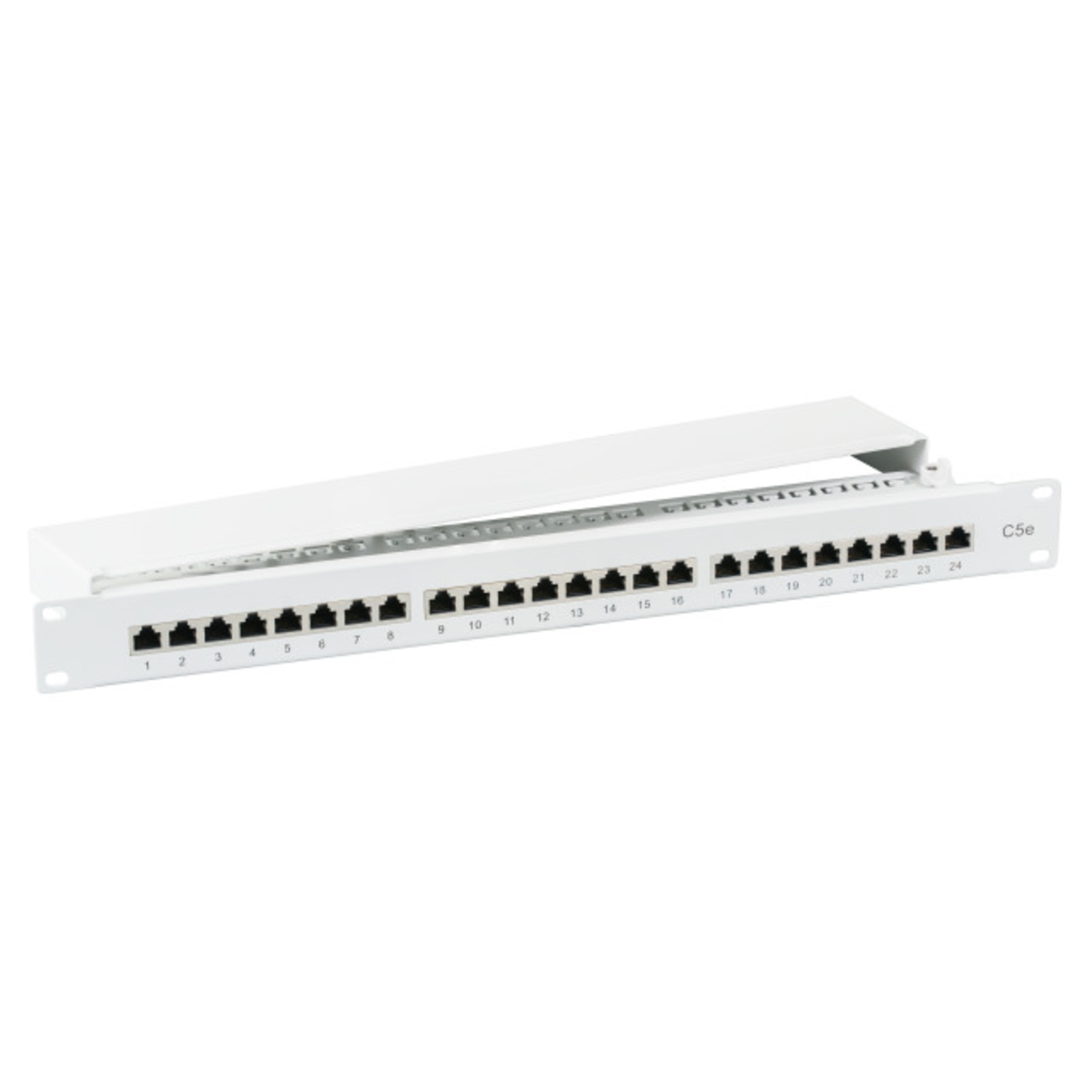 EFB Elektronik Patch Panel Rack Mountable RJ-45 X 24 Grey RAL 7035 1U 4 8.3cm (19inch)