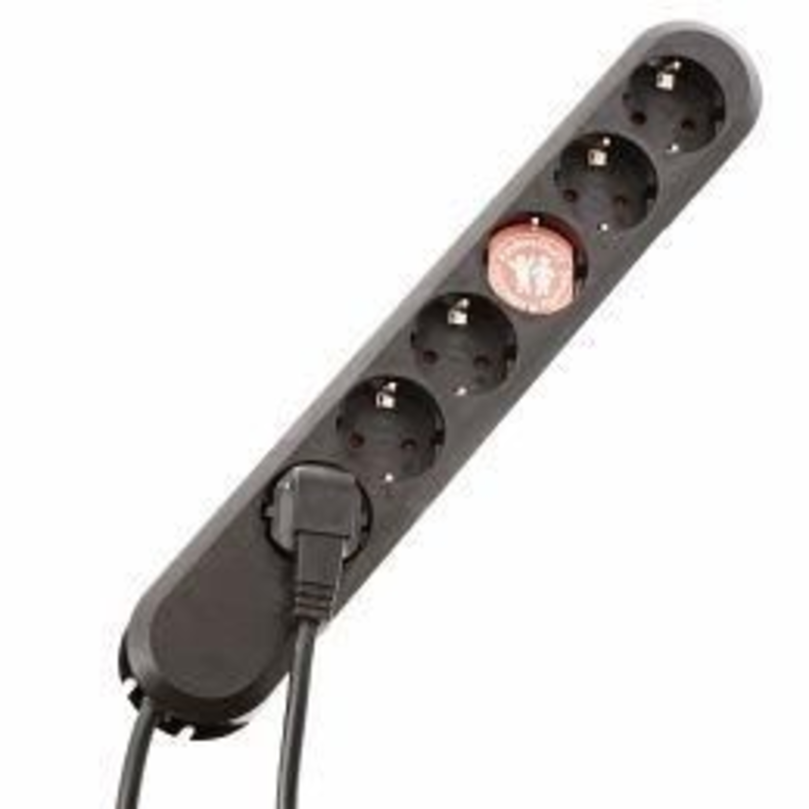 Bachmann SMART 6-socket Power Strip Black 5 Metre Cable
