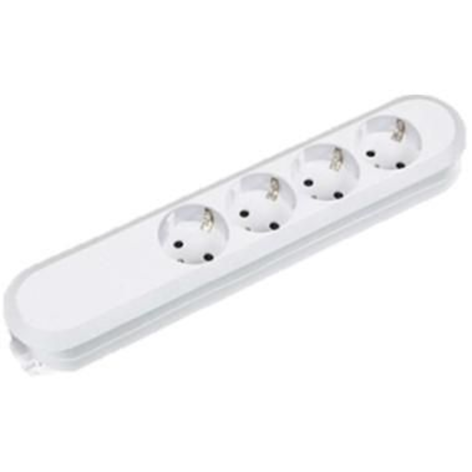 Bachmann 381.223K Power Strip without Cable White Safety Contact 1 Pc.