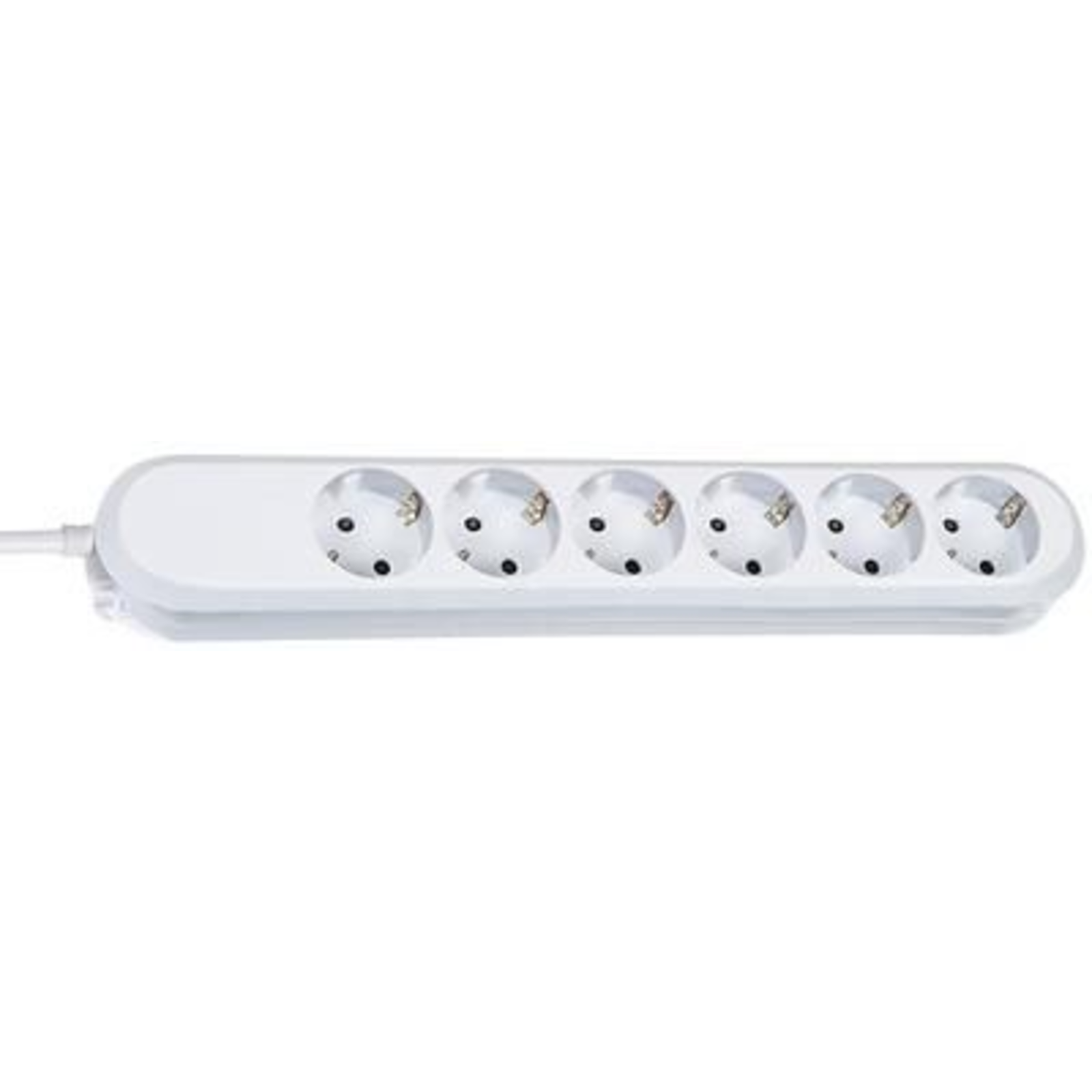 Bachmann SMART 6-way Socket Strip White 5 Metre Cable