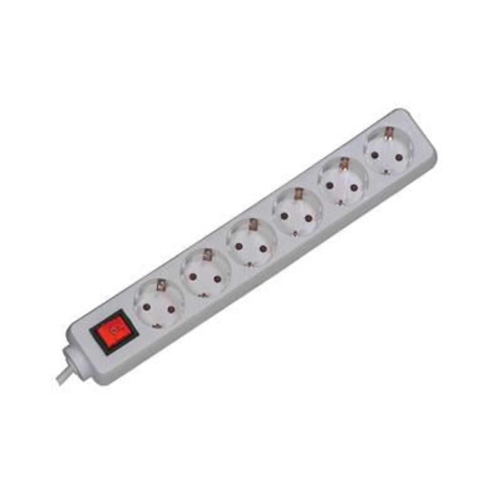 Bachmann InchSmartinch Power Strip 6-way with Switch Connection Cable 3.0 M White