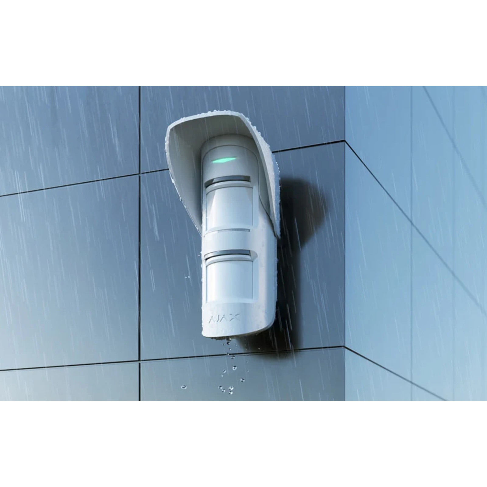 AJAX Motion Detector Outdoor Wireless 3-15m IR Curtain Detector White