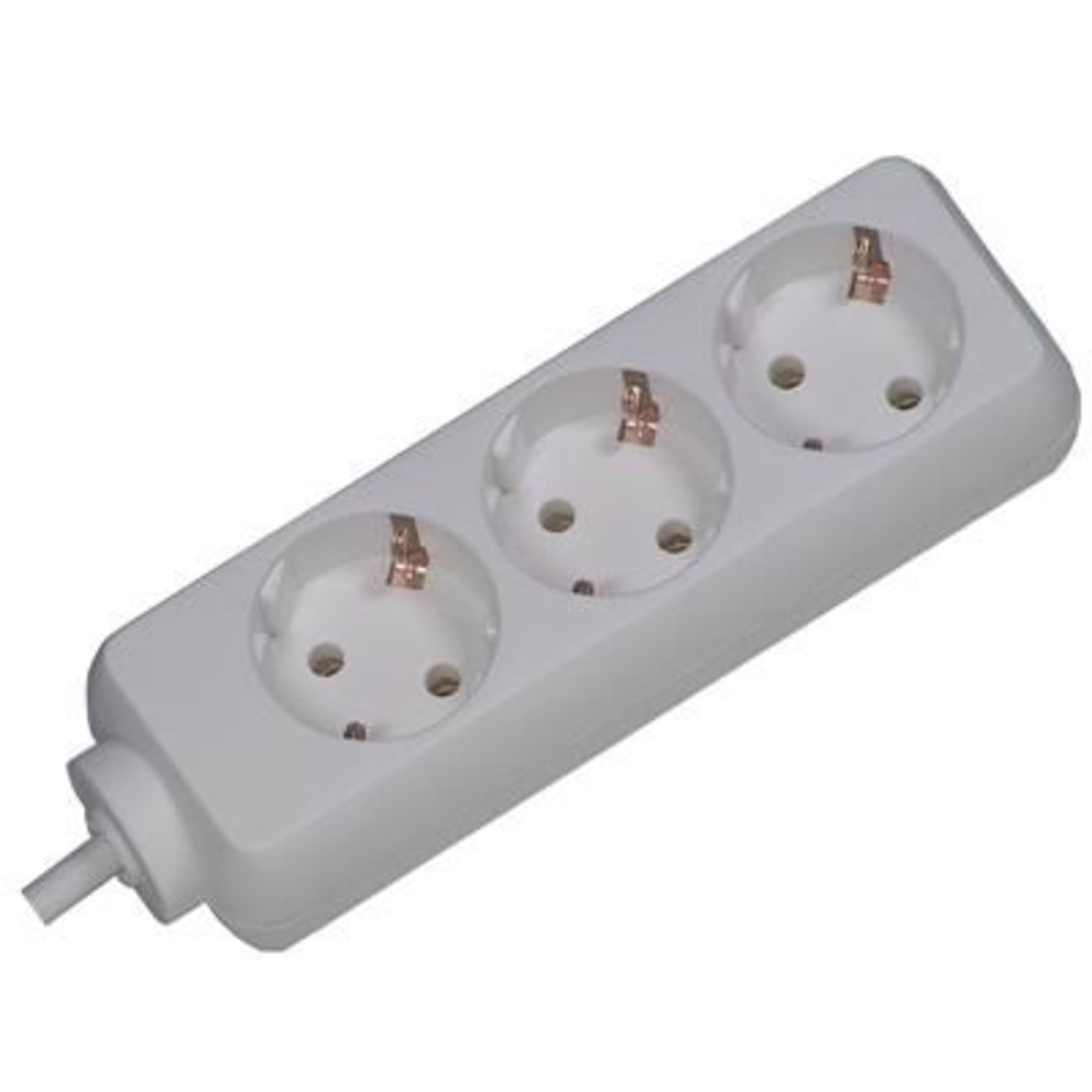 Bachmann 387.270S 3-way Socket Strip White Safety Contact 1 Pc.
