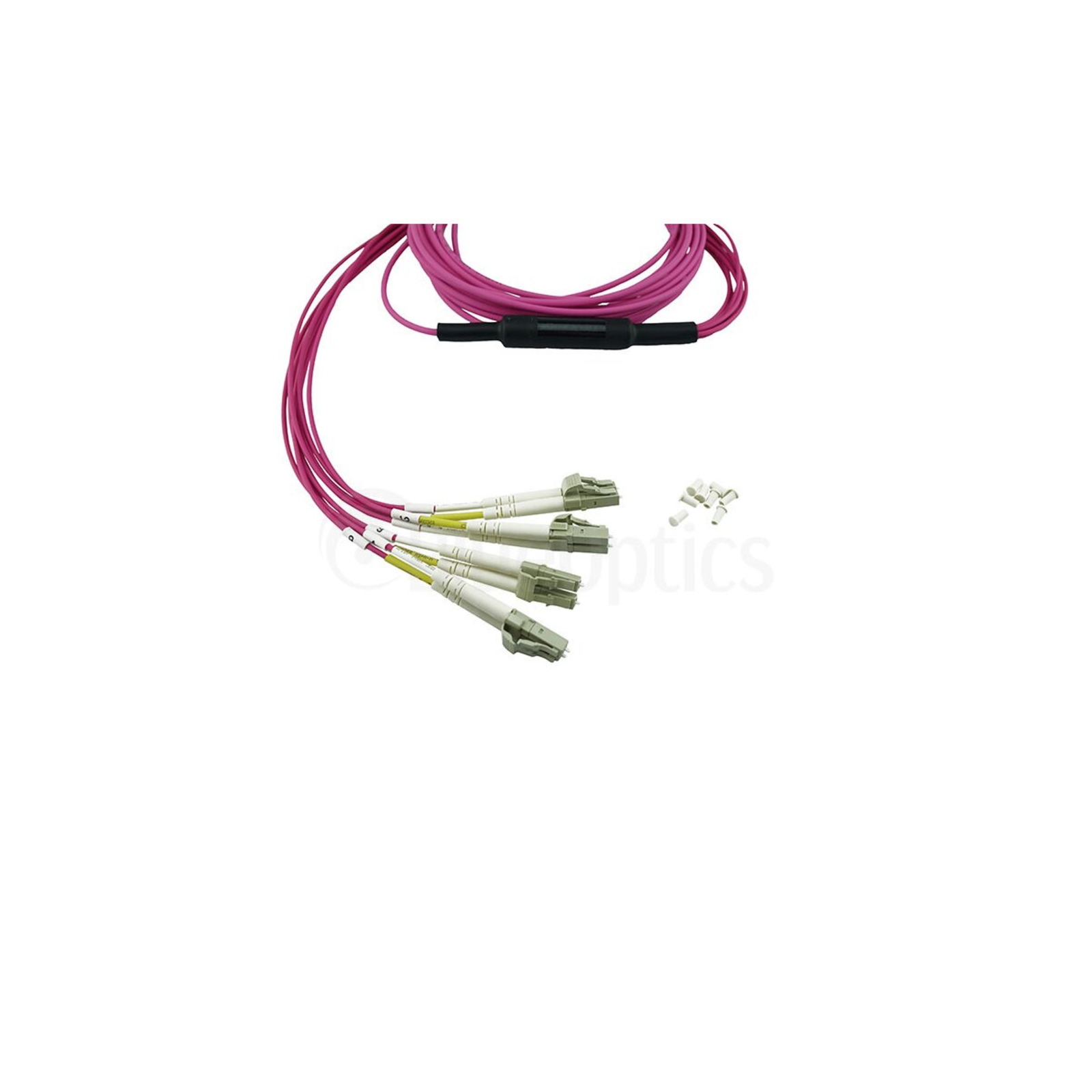 BlueOptics Alcatel-Nokia 3HE13896AA-1 Compatible MPO-4xLC Multimode OM4 Patch Cable 1m