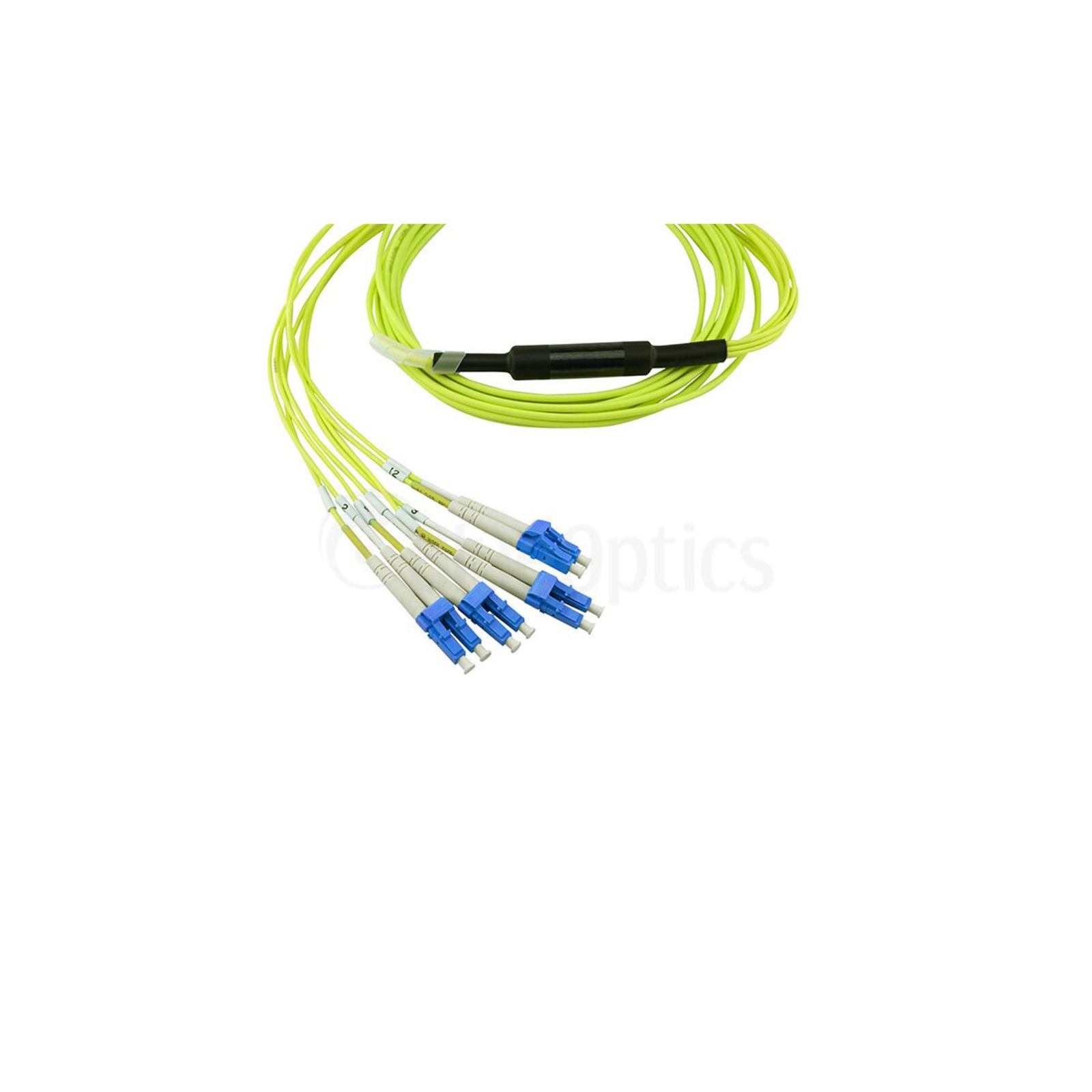 BlueOptics Alcatel-Nokia 3HE13897AA-7.5 Compatible MPO-4xLC Single-mode Patch Cable 7.5m