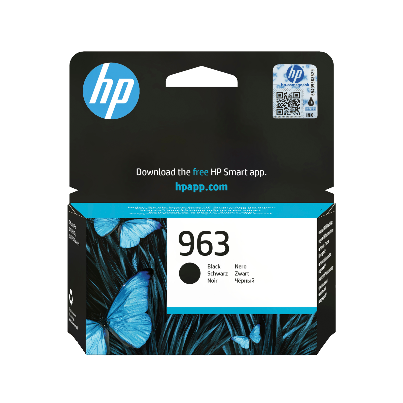 HPI 963 Black 1000 Pages Ink 3JA26AE