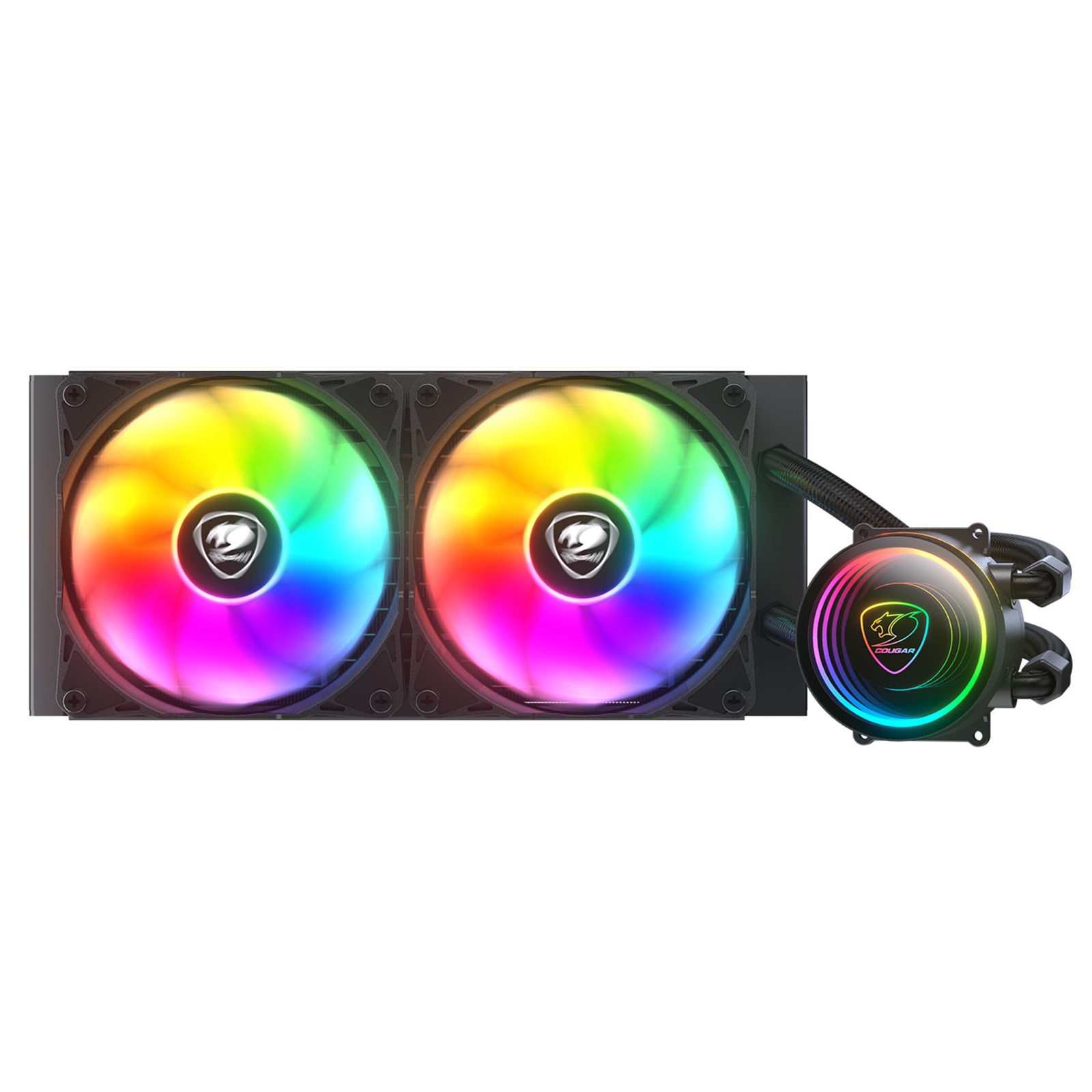 Cougar Gaming CPU Water Cooling Poseidon Elite 240 ARGB Black All-in-One Liquid