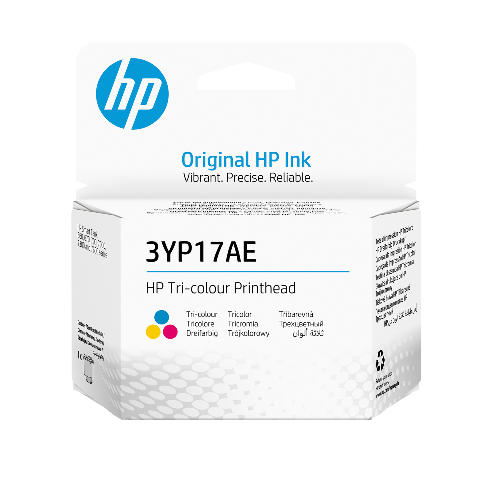 HPI Inktank Three-colour Print Head Ink-off Base