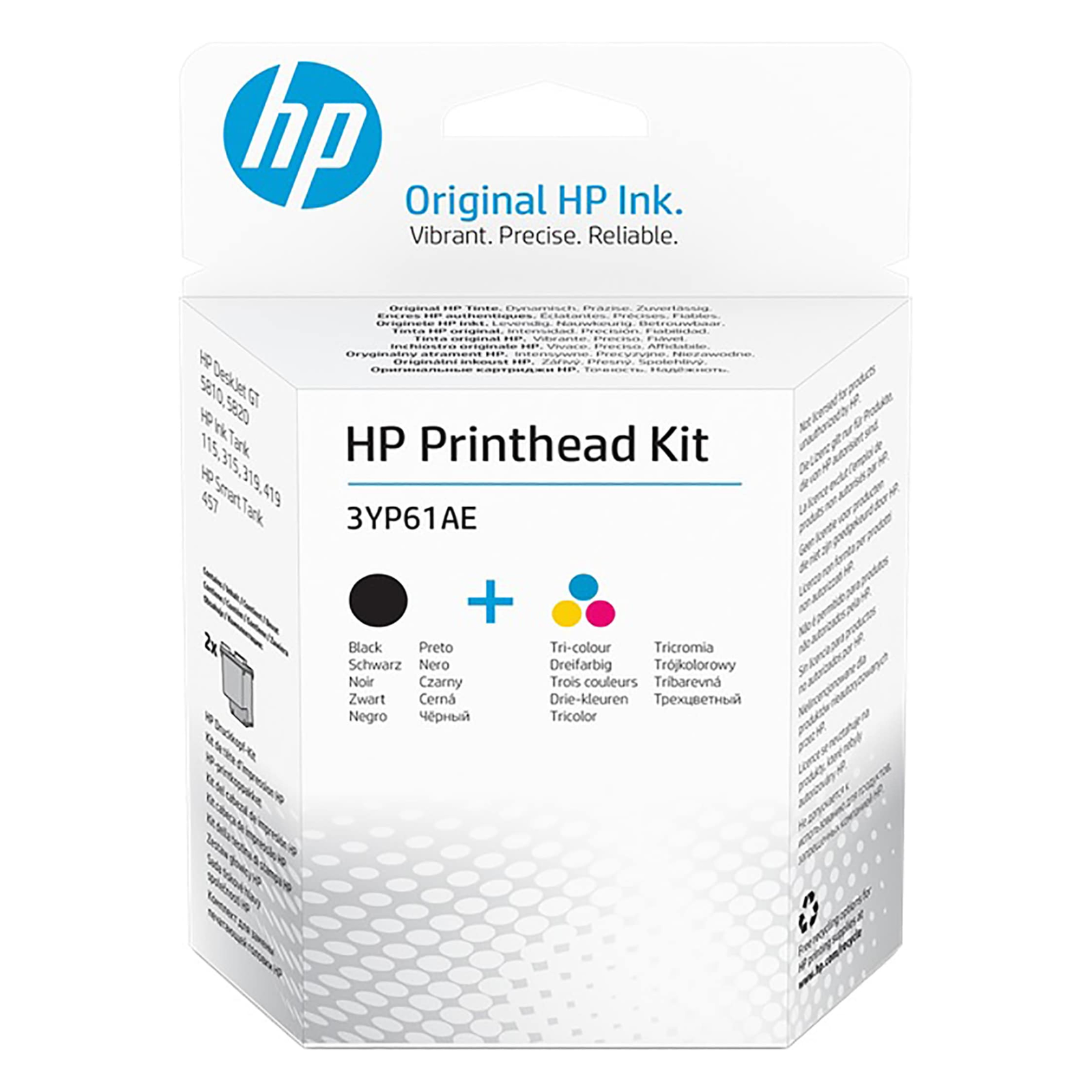 HPI Black Colour Tricolour GT Printhead Kit