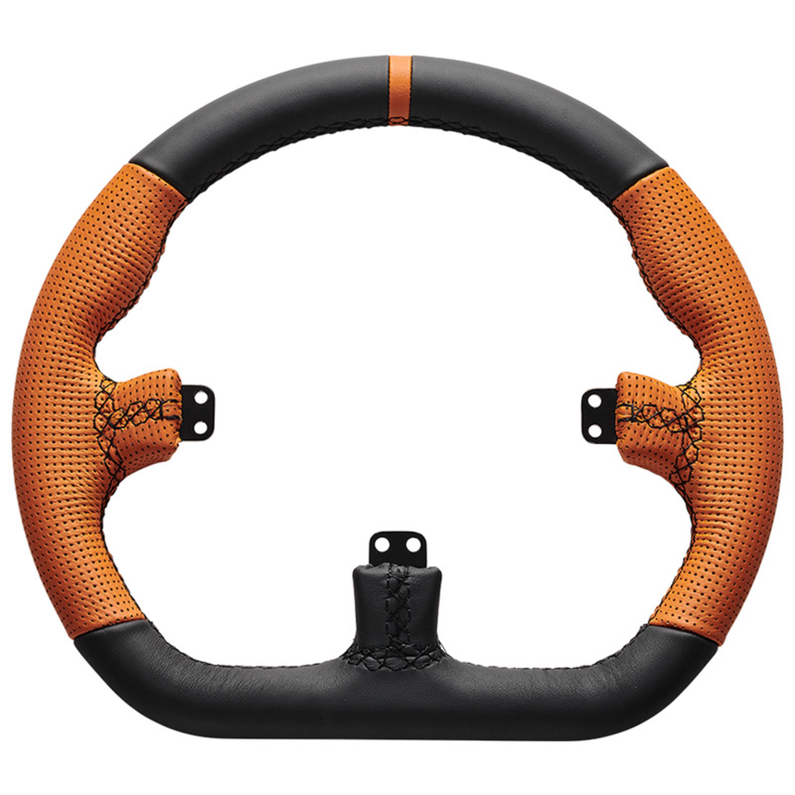 Asetek SimSports GT Rim Closed D Leather orange
