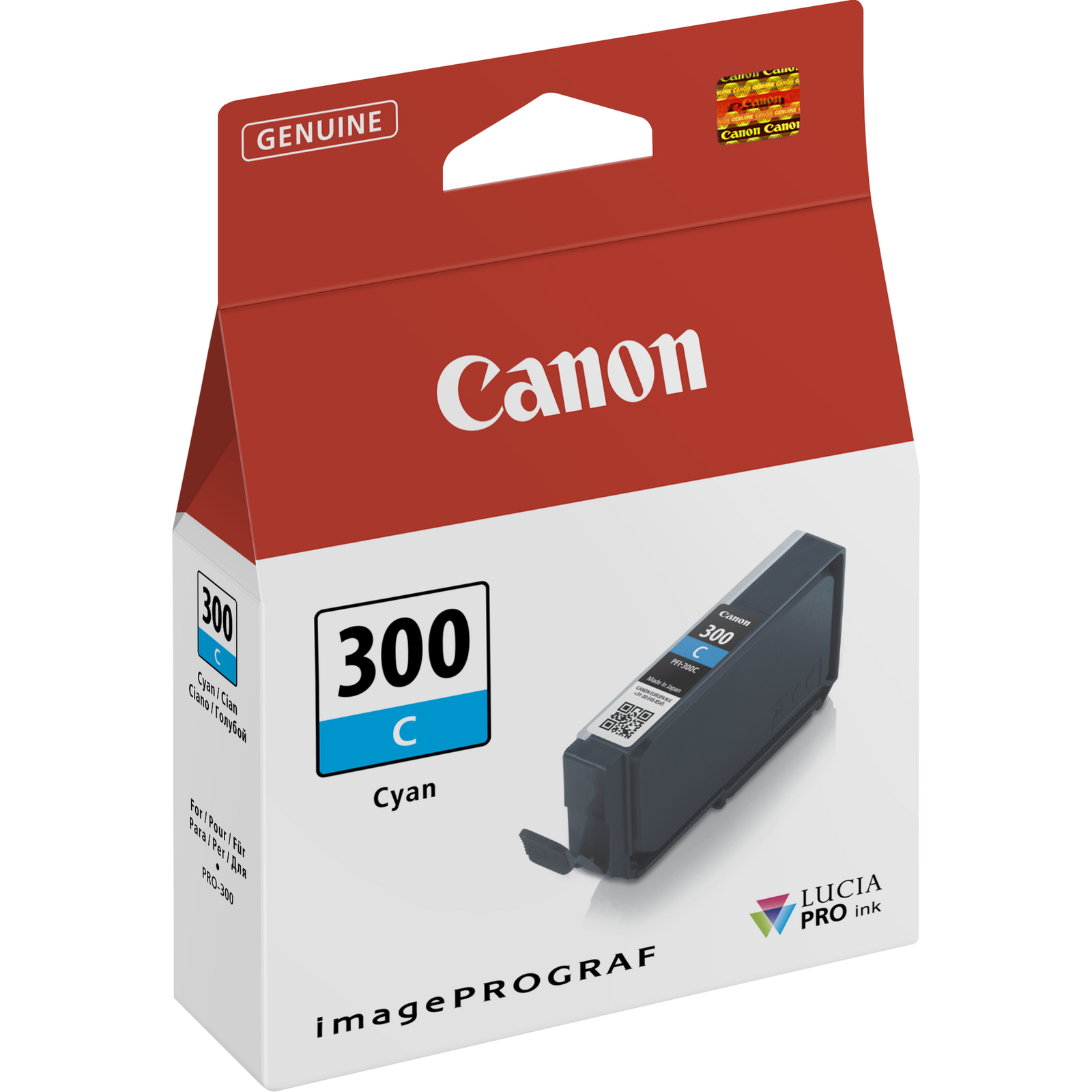 Canon PFI-300 C cyan Original Ink Container