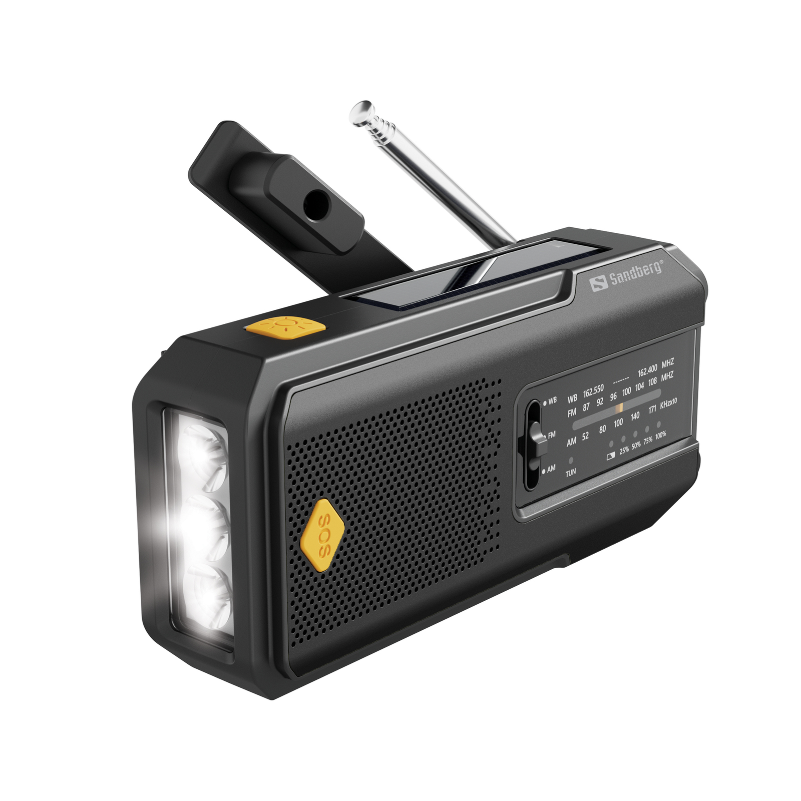Sandberg Survivor Radio All-in-1 2000 Private Radio Black
