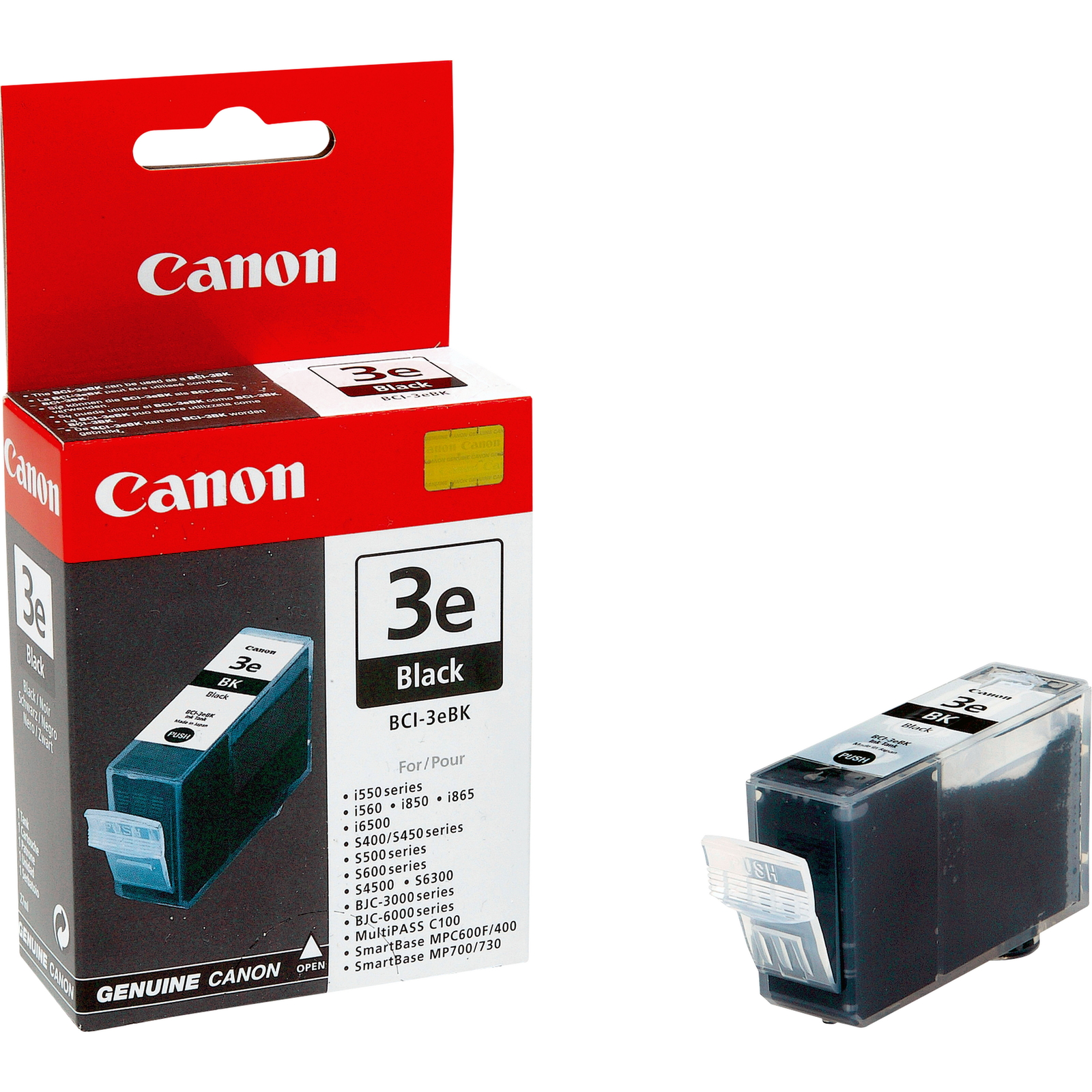 Canon BCI-3eBK Black Original Ink Container