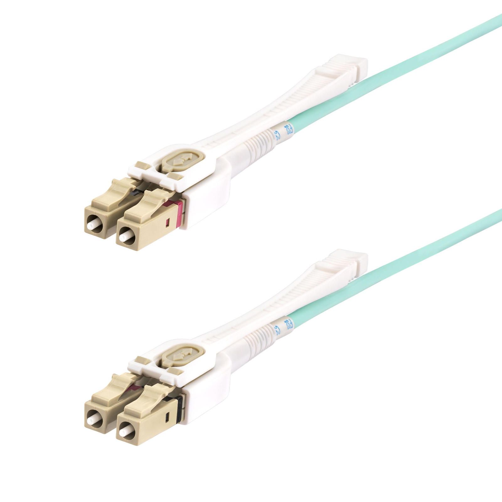 StarTech.com 4m LC to LC UPC OM4 Multimode Fibre Optic Patch Cable with Push-pull Tabs
