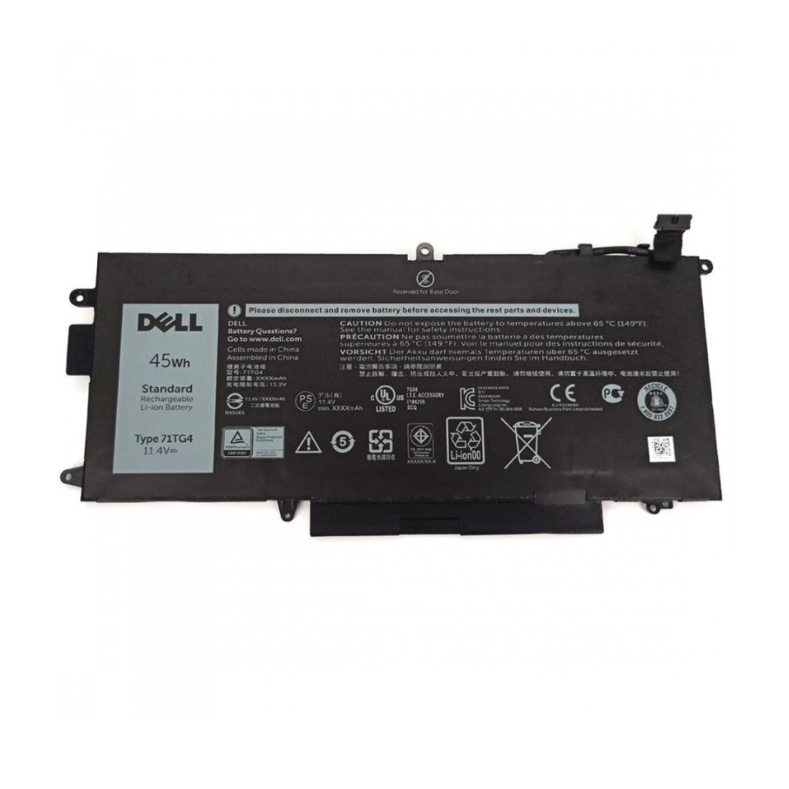 Dell BTRY PRI 45WHR 3C LITH LGC (451-BBZB)