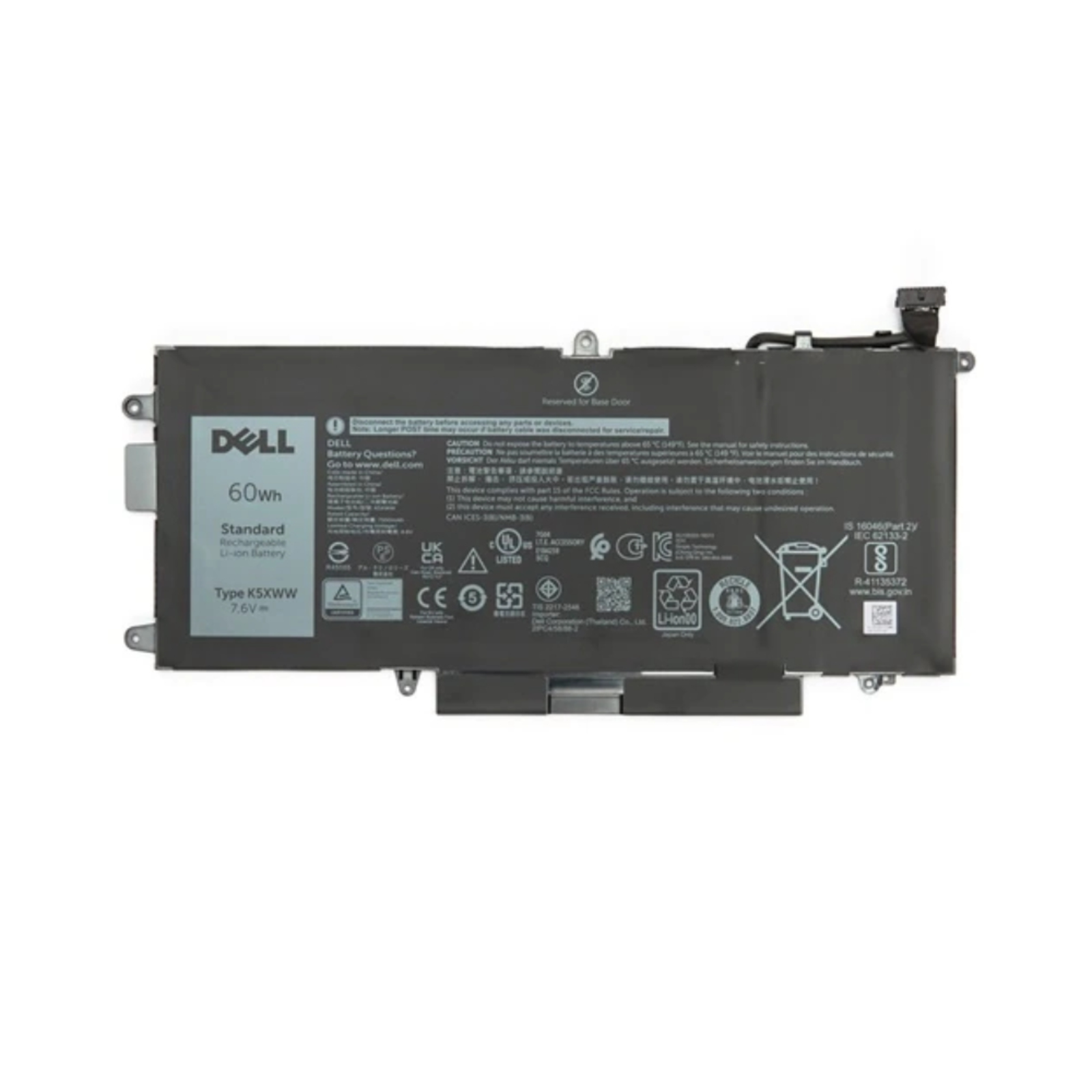 Dell Main Battery Pack 7.6V 7600mAh Latitude 7280 7480 E7480