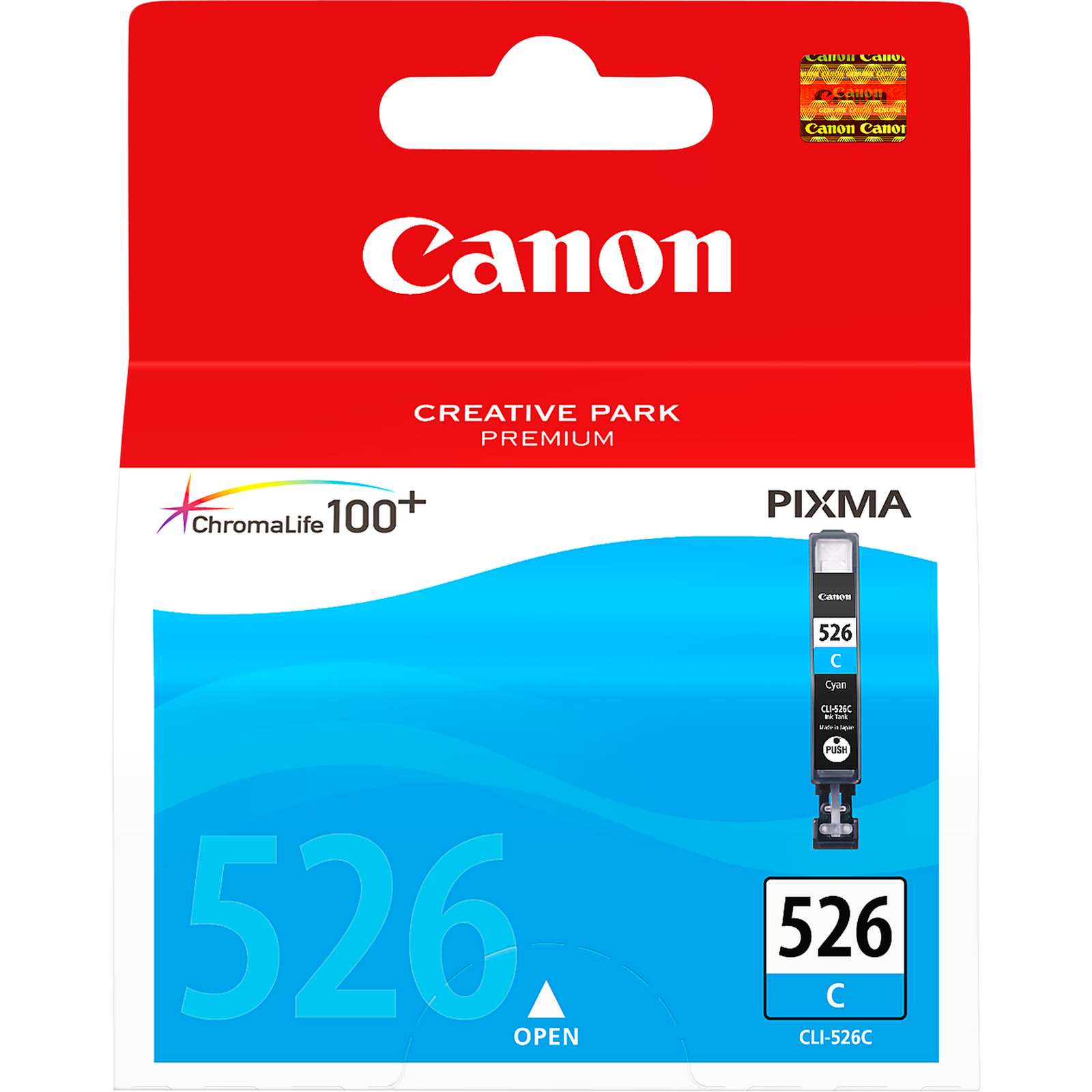 Canon CLI 526C cyan 525 Pages Ink Container 4541B001