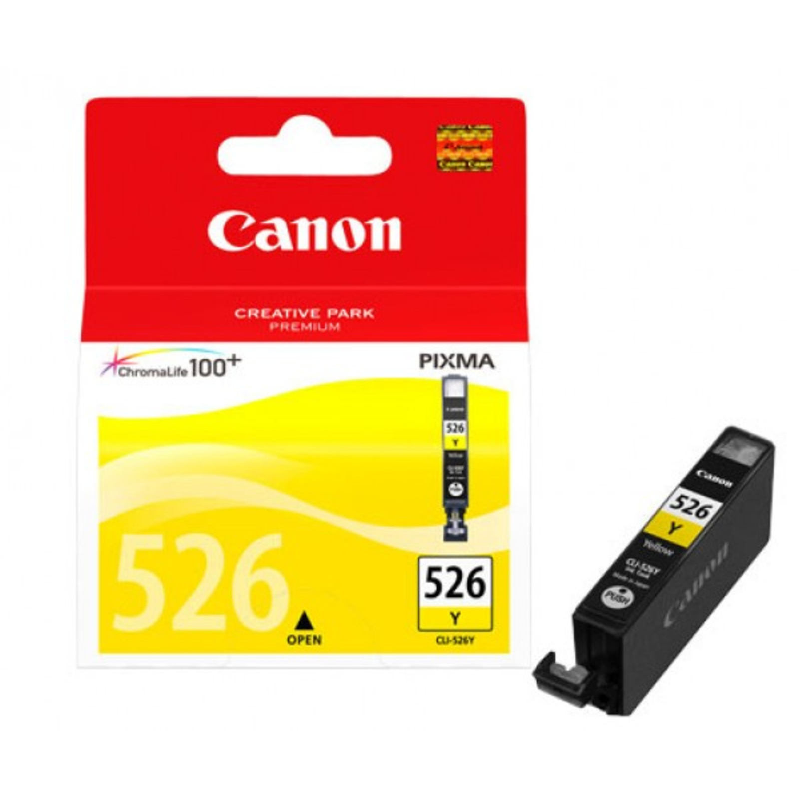 Canon CLI-526Y 9 Ml Yellow Original Blister with Anti-theft Device