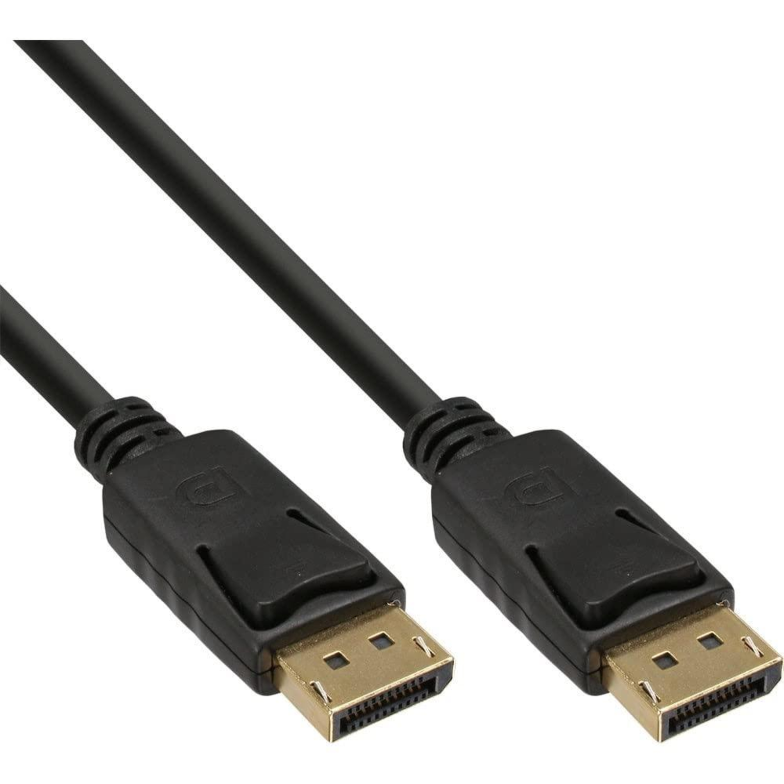 Good Connections DisplayPort 1.2 Connection Cable Plug Incl. Locking Predection gold-plated Black 2m
