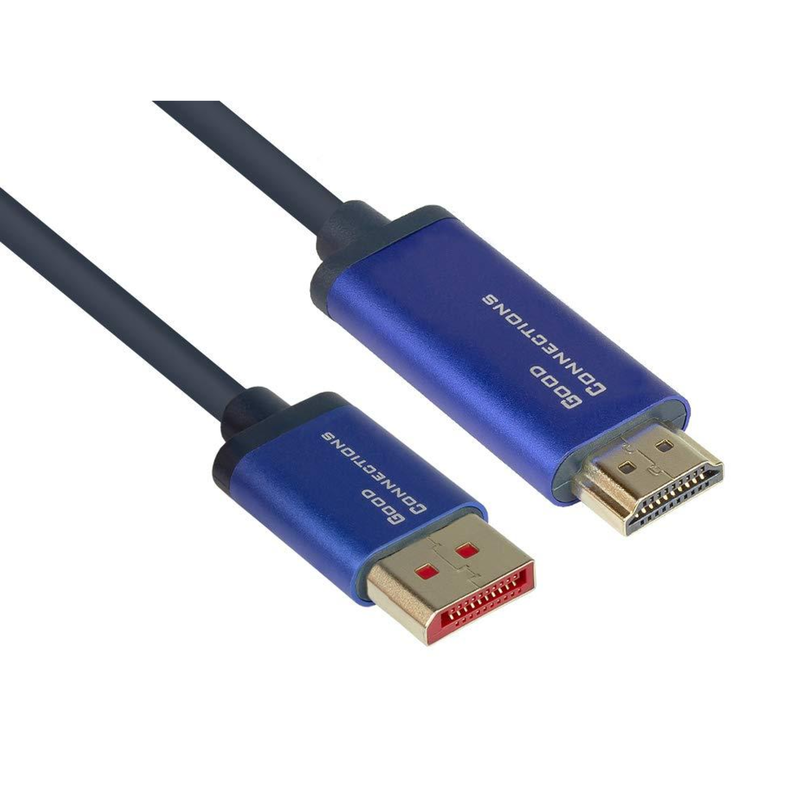 Good Connections Cable DP1.4-pin HDMI2.0-pin Blue 1m