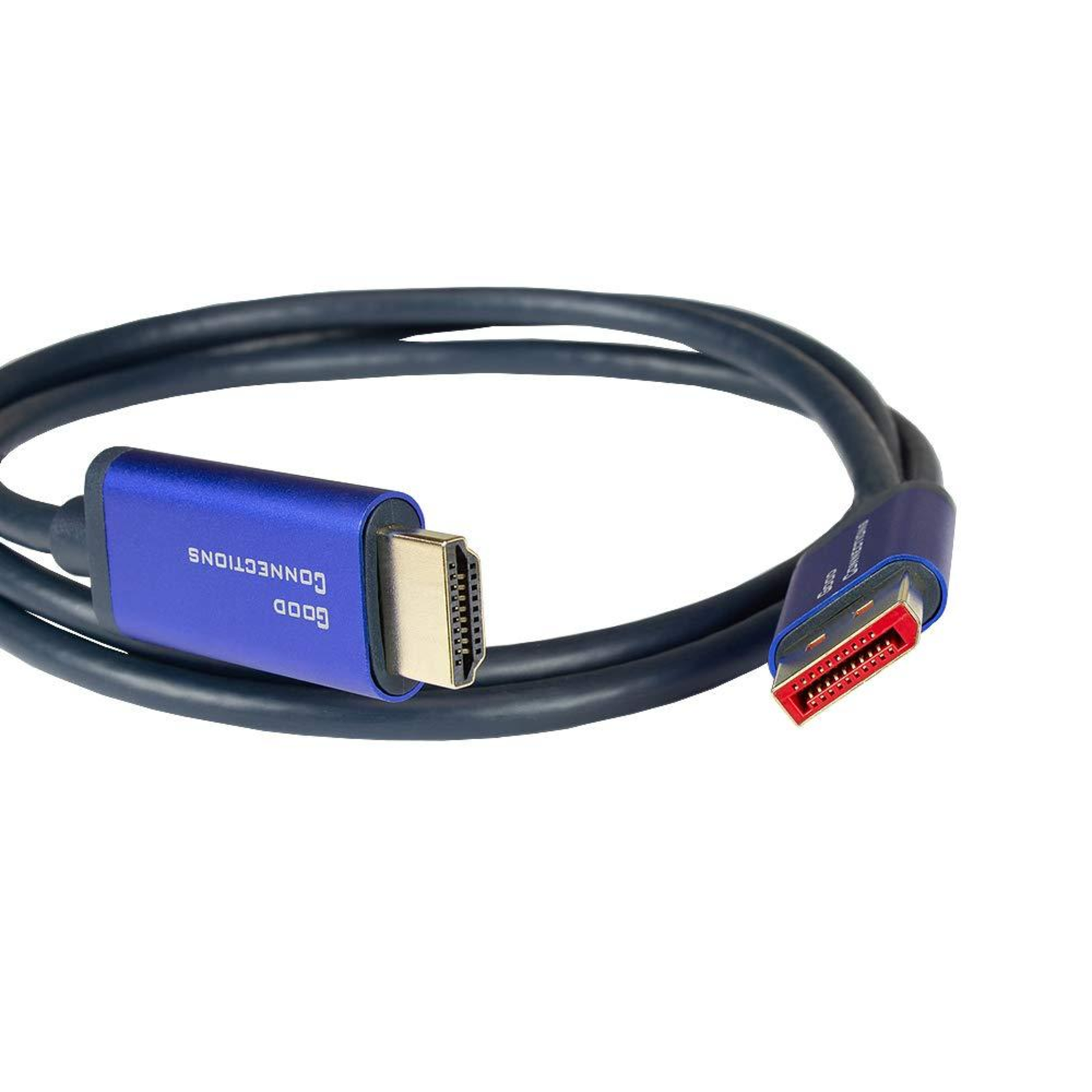 Good Connections Cable DP1.4-pin HDMI2.0-pin Blue 3m