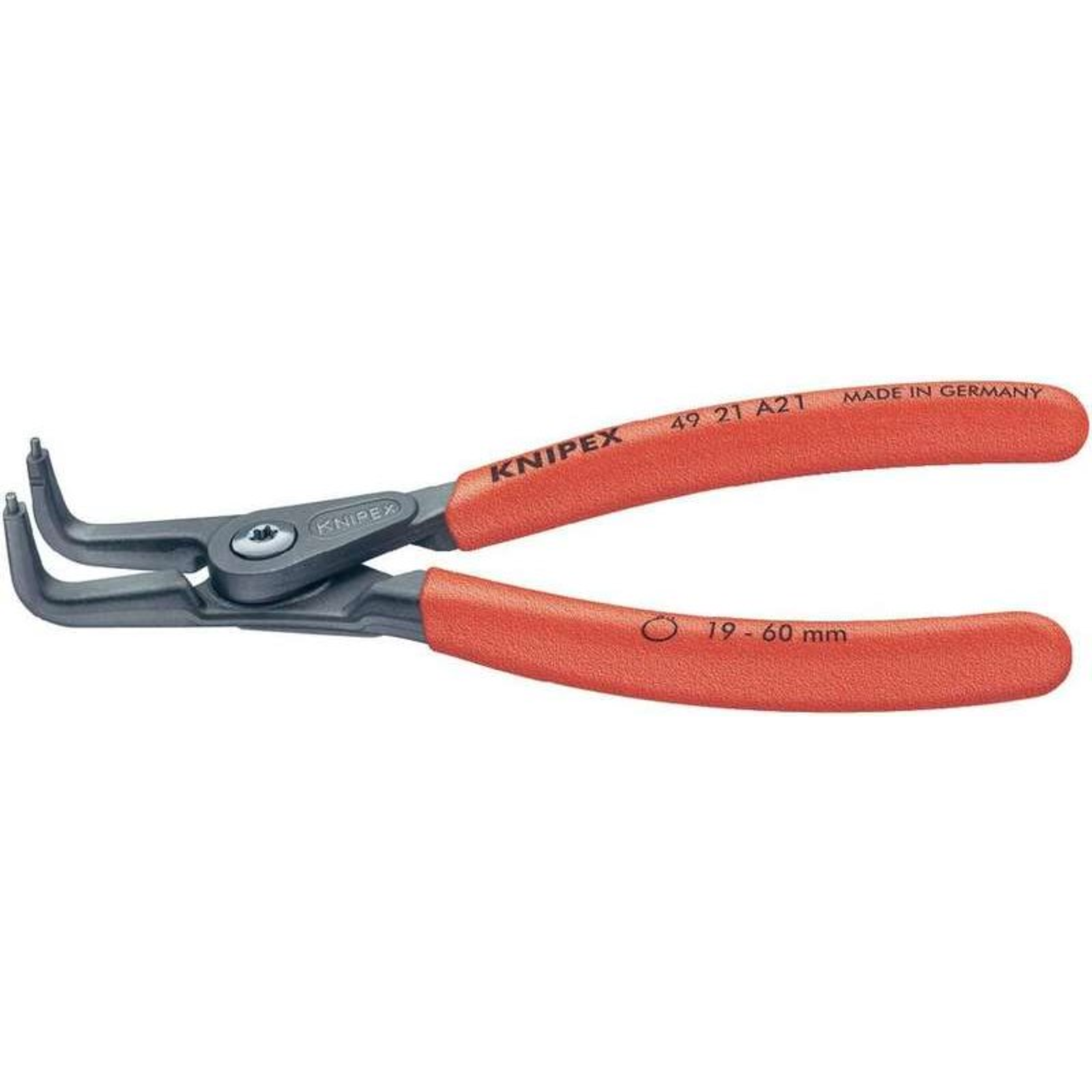 KNIPEX 49 21 A01 Circlip Pliers Chrome Vanadium Steel Plastic Red 130 Mm 100 G