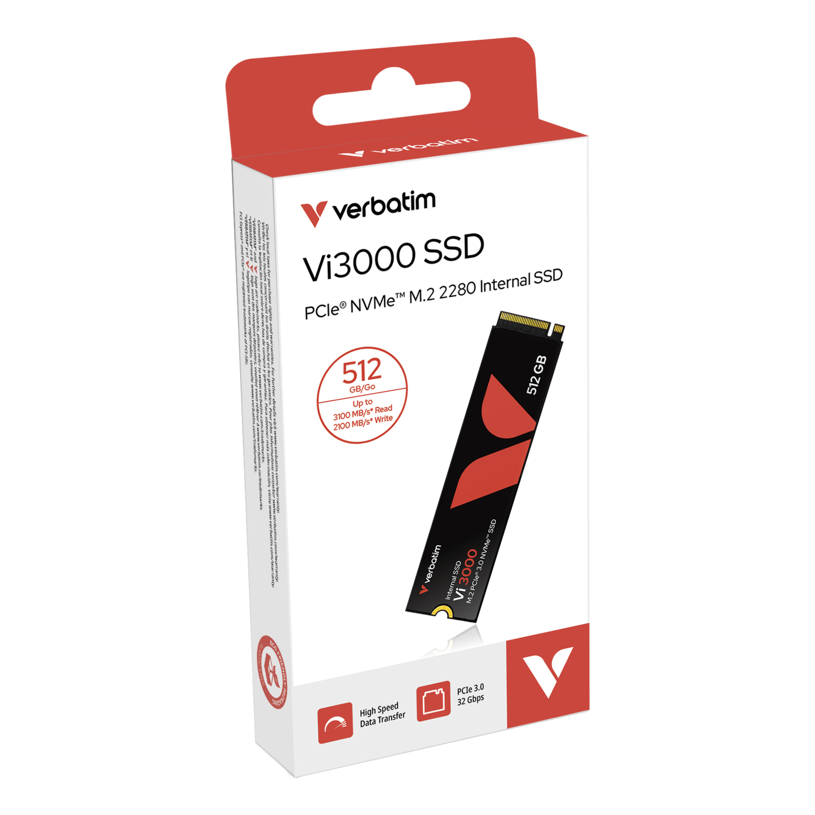 Verbatim Vi3000 SSD High Endurance 512 GB Intern M.2 2280