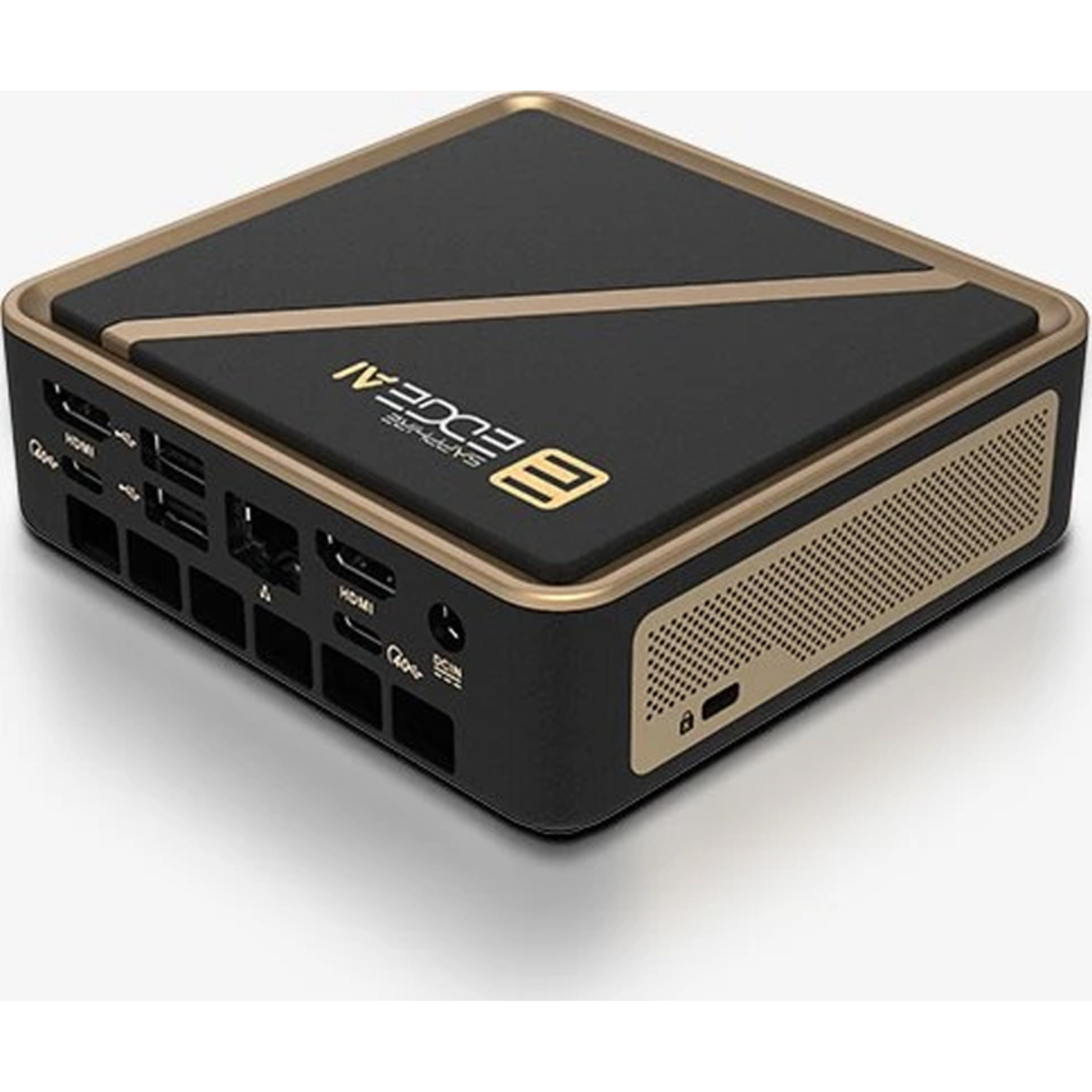 Sapphire EDGE AI 370 Barebone Black/gold without Operating System
