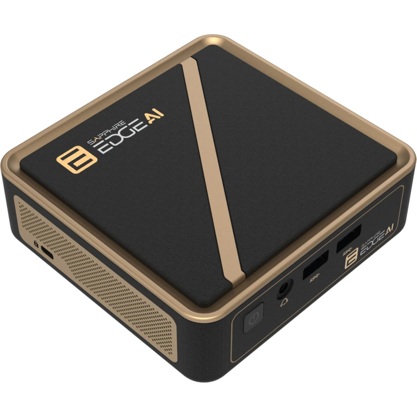 Sapphire EDGE AI 340 Barebone Black/gold without Operating System