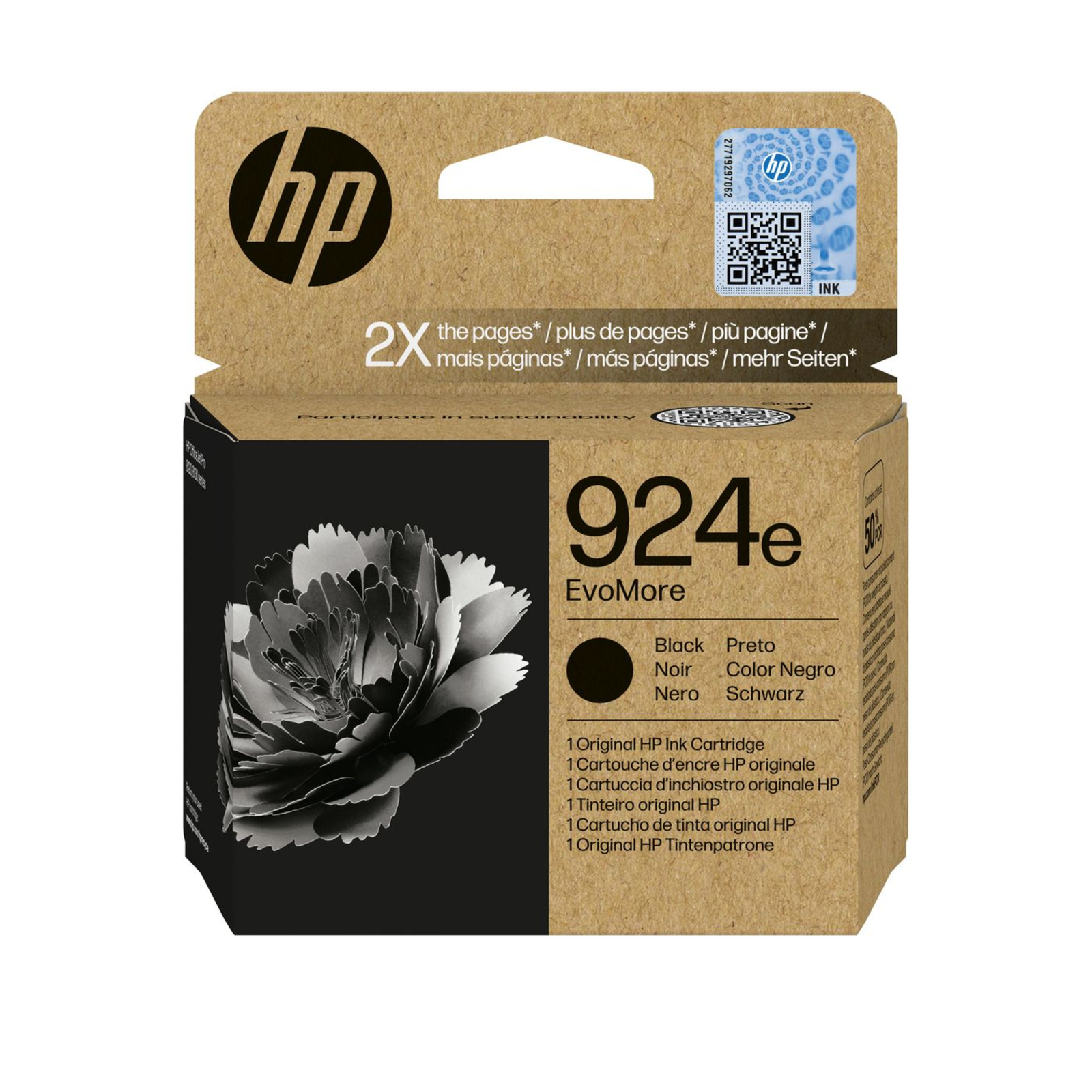 HPI Ink Cartridge 924e EvoMore Black 1000 Pages Ink