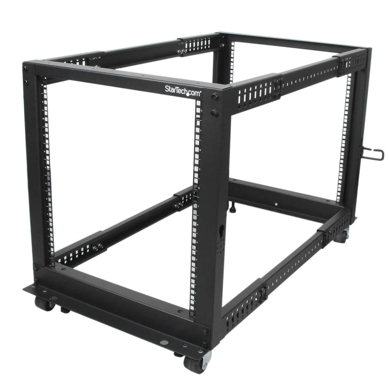 StarTech.com 12U SERVER Rack OPEN FRAME ADJUSTABLE DEPTH 4 POST Rack